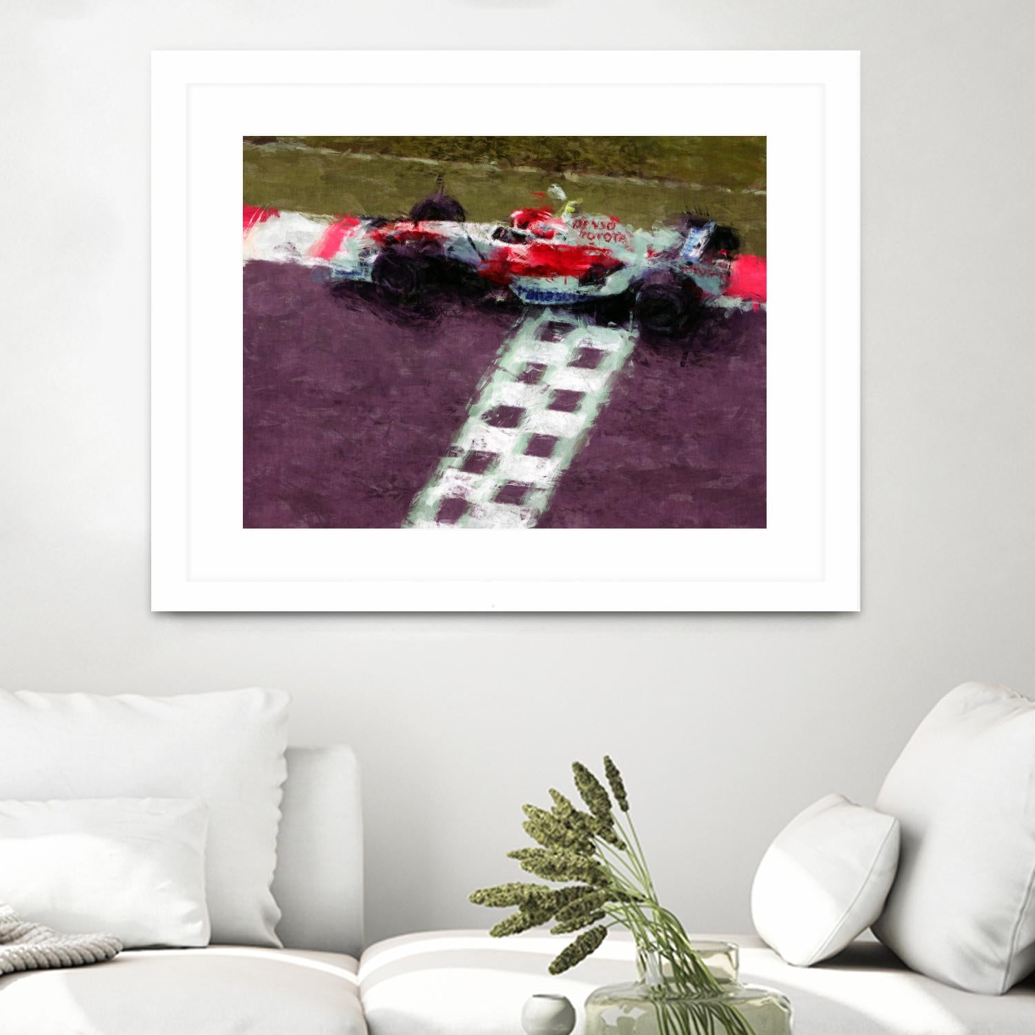 Formula 1 - VI by Jean-François Dupuis on GIANT ART - red transportation automobile