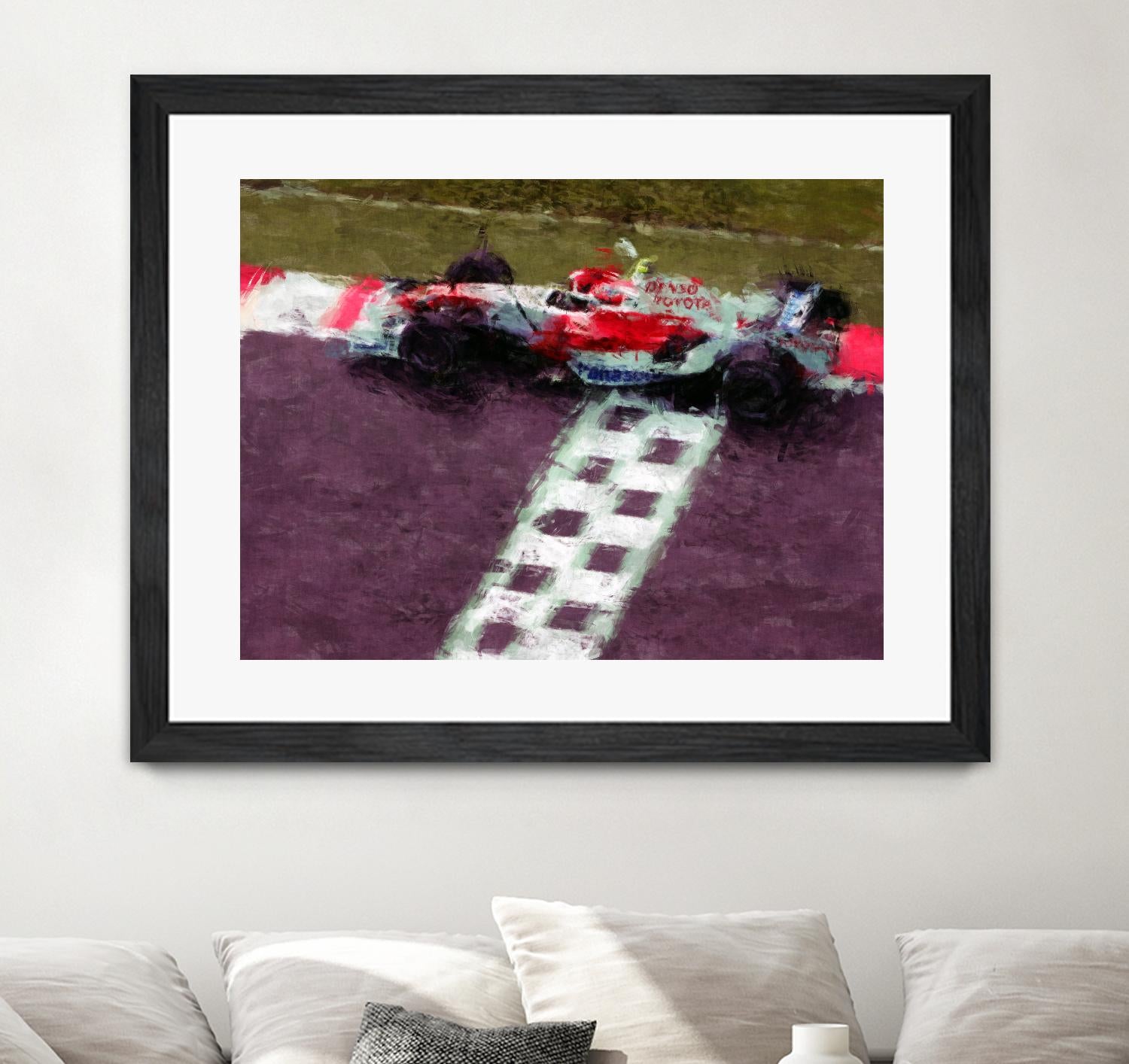 Formula 1 - VI by Jean-François Dupuis on GIANT ART - red transportation automobile