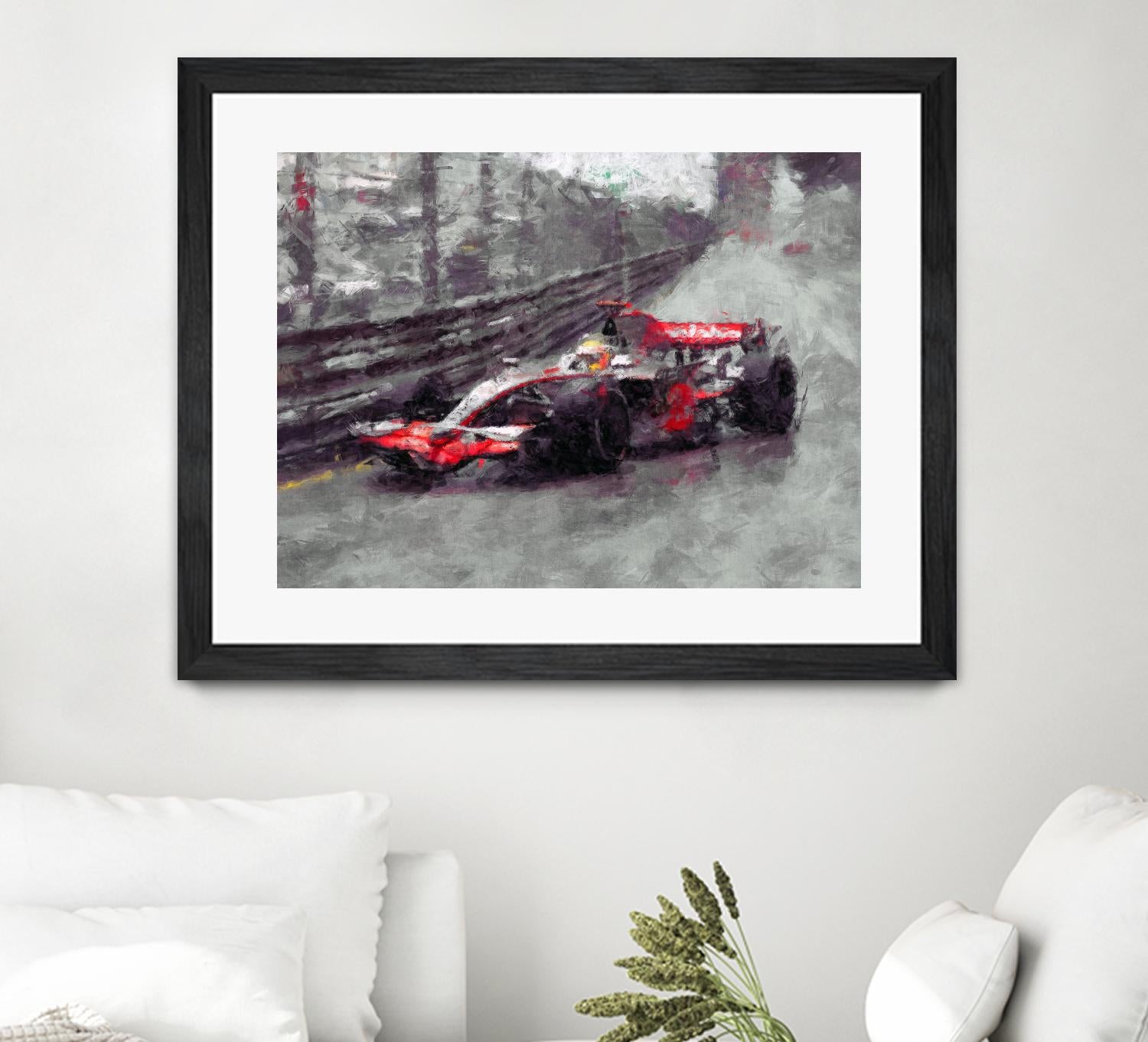 Formula 1 - VII by Jean-François Dupuis on GIANT ART - red transportation automobile