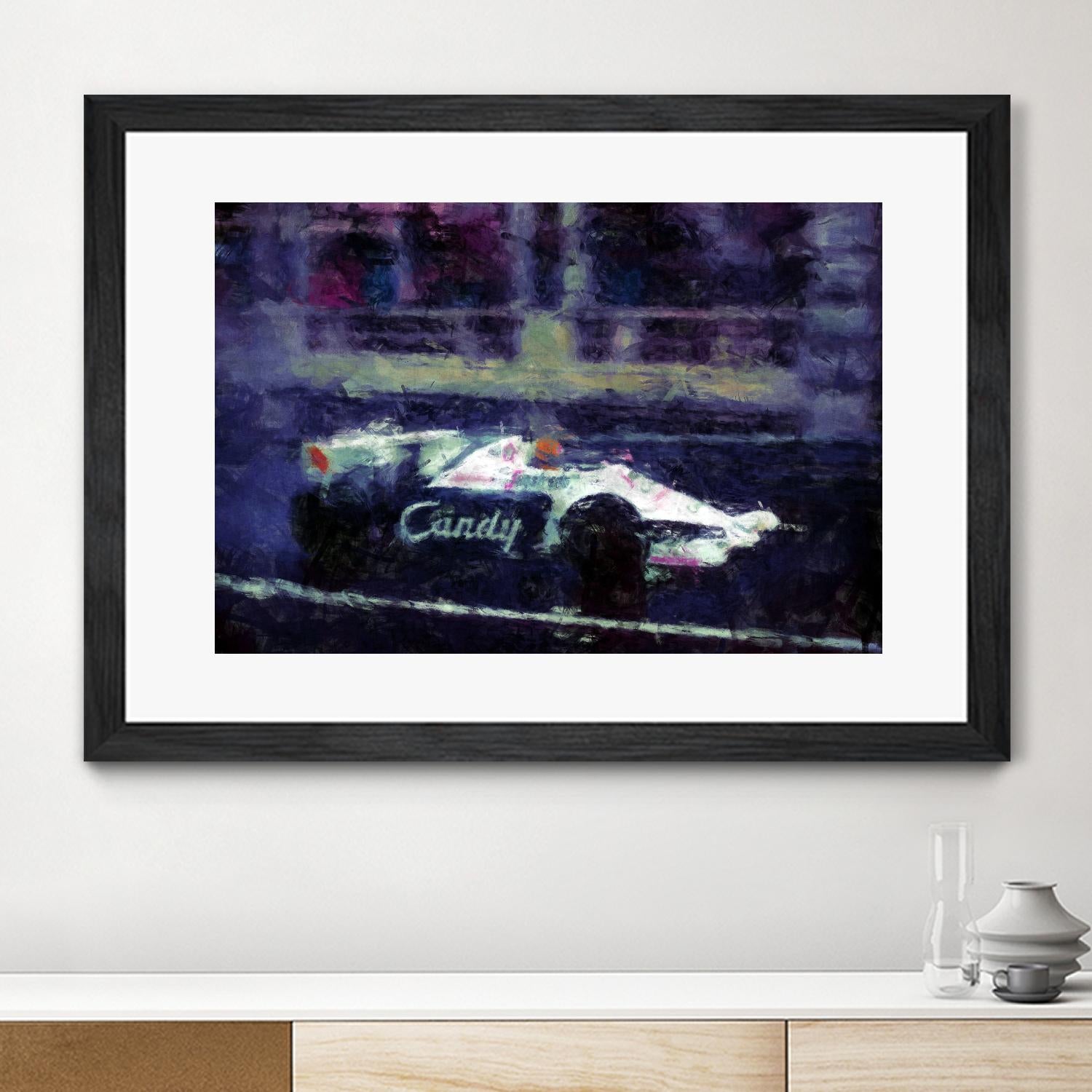 Formula 1 - VIII by Jean-François Dupuis on GIANT ART - black transportation automobile