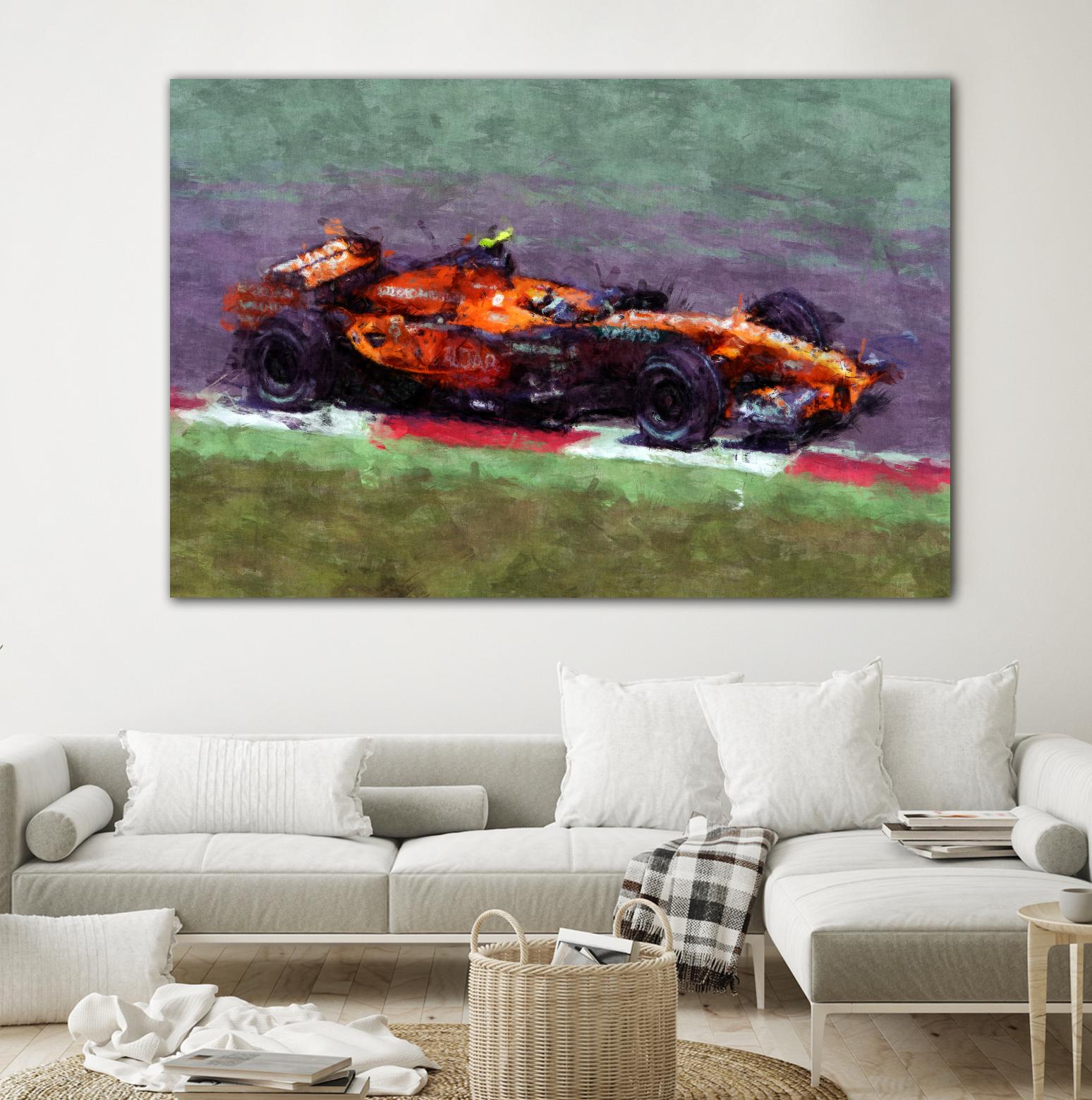 Formula 1 - IX by Jean-François Dupuis on GIANT ART - red transportation automobile