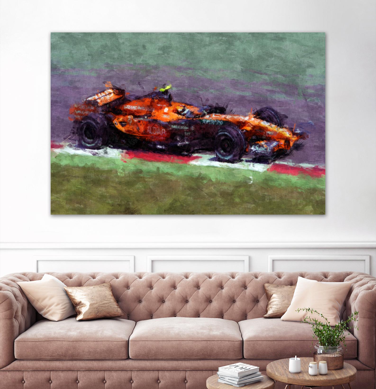 Formula 1 - IX by Jean-François Dupuis on GIANT ART - red transportation automobile