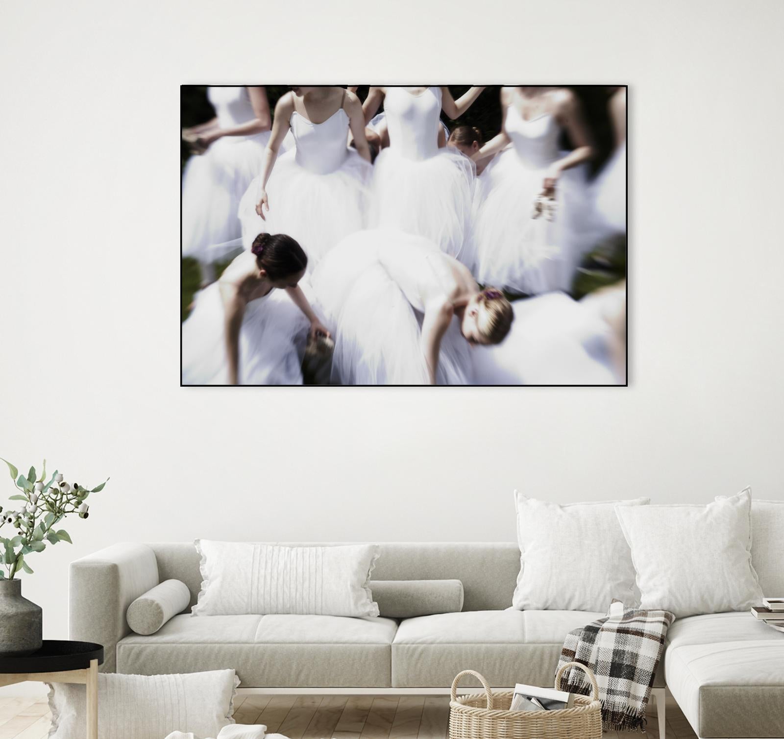 white Ballerina's by Peter Morneau on GIANT ART - white figurative ballerina