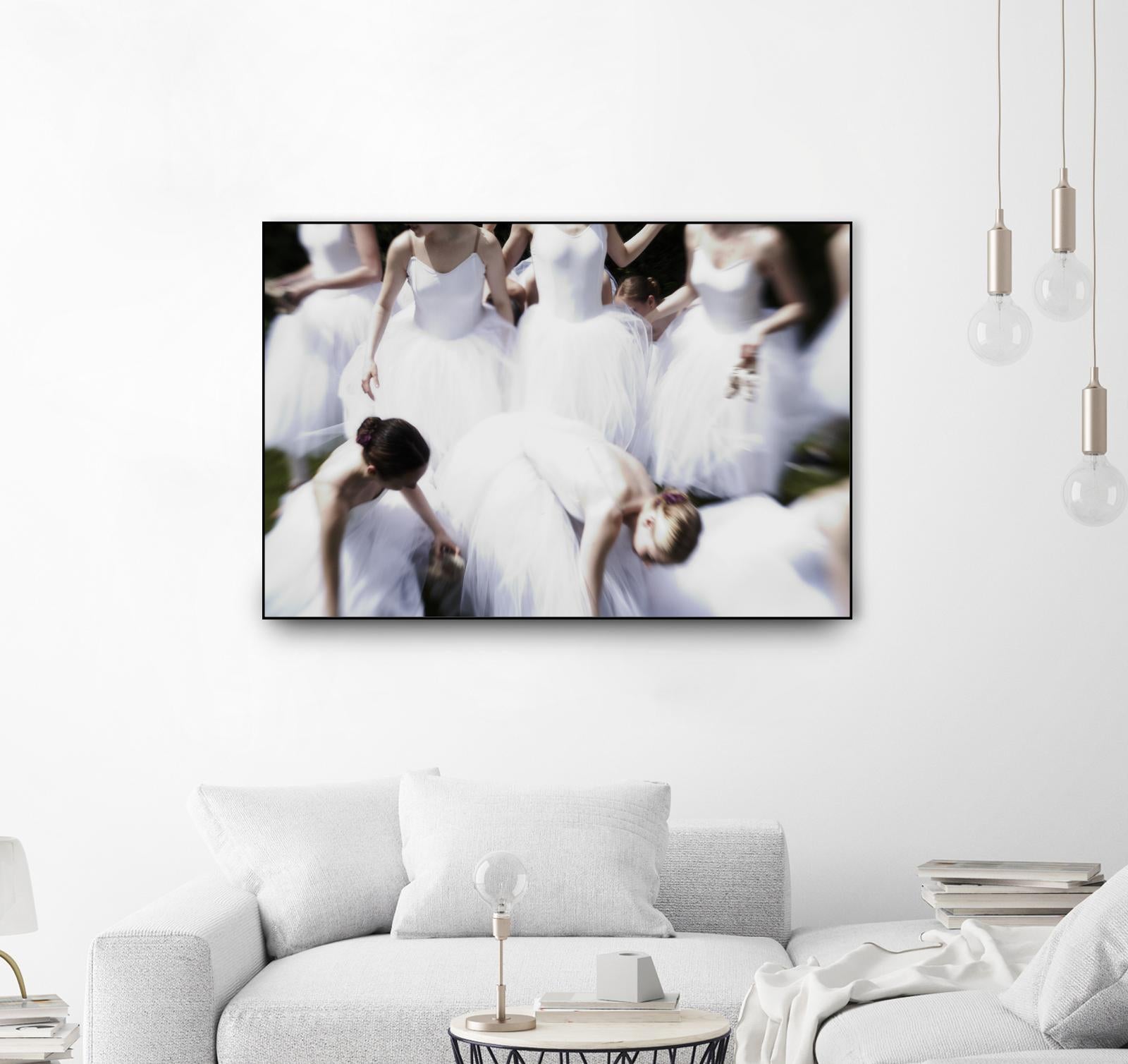 white Ballerina's by Peter Morneau on GIANT ART - white figurative ballerina