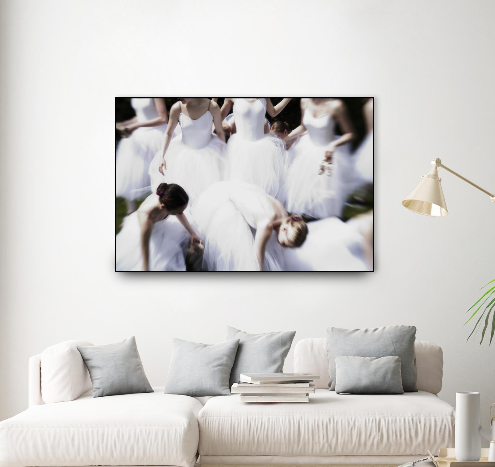 white Ballerina's by Peter Morneau on GIANT ART - white figurative ballerina
