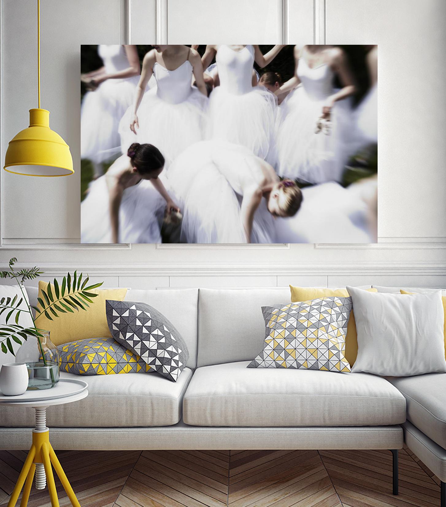 White Ballerina's by Peter Morneau on GIANT ART - white figurative artistes du québec