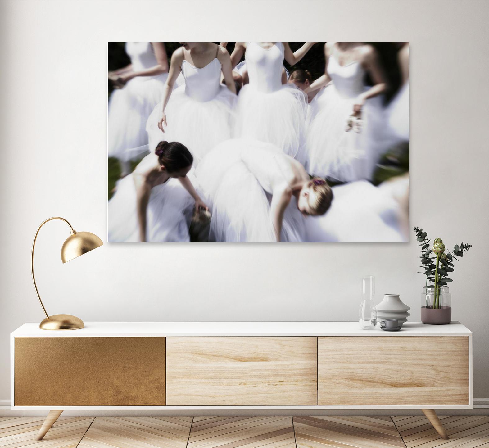 White Ballerina's by Peter Morneau on GIANT ART - white figurative artistes du québec