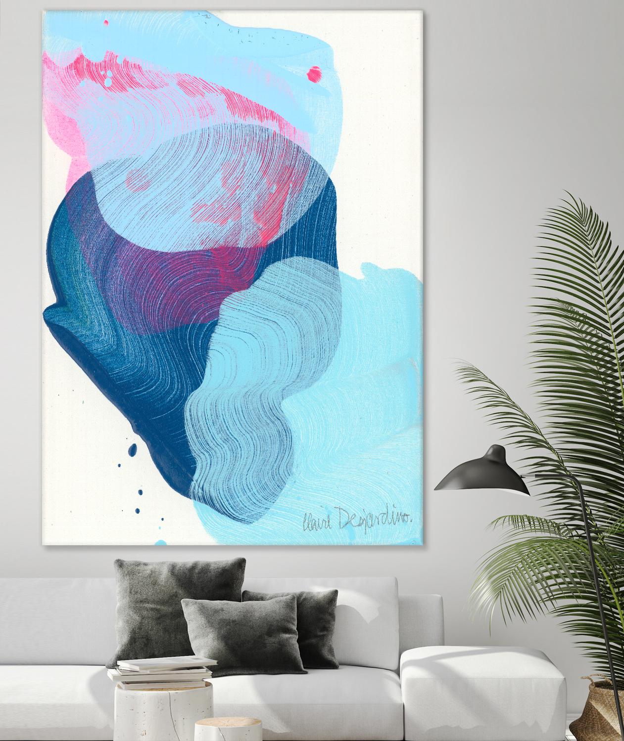 Along the shore 02 by Claire Desjardins on GIANT ART - blue abstract