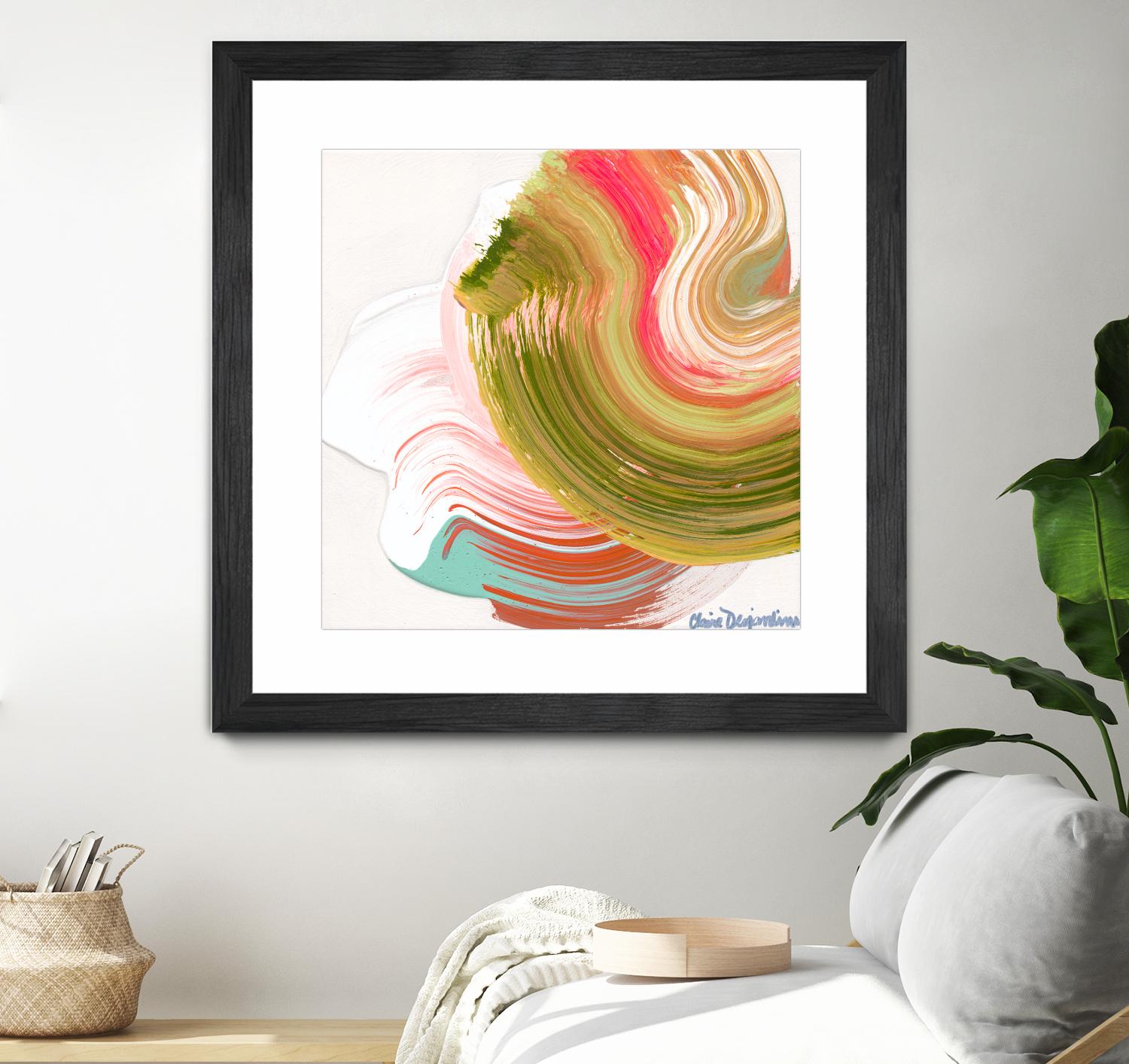 Night on the town by Claire Desjardins on GIANT ART - orange abstract