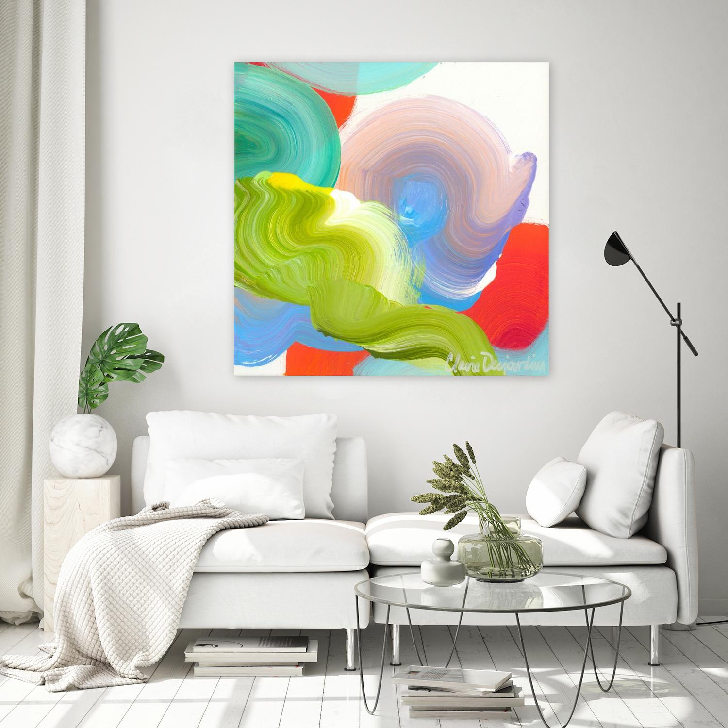 Vav 05 by Claire Desjardins on GIANT ART - red abstract canadian