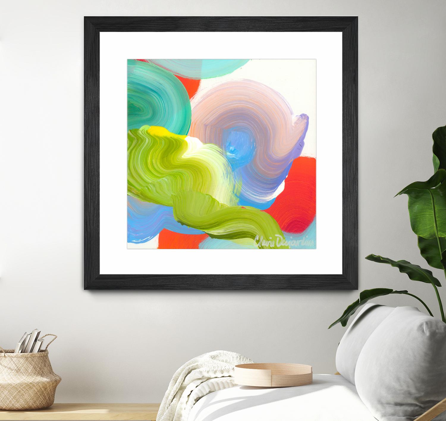 Vav 05 by Claire Desjardins on GIANT ART - pink abstract