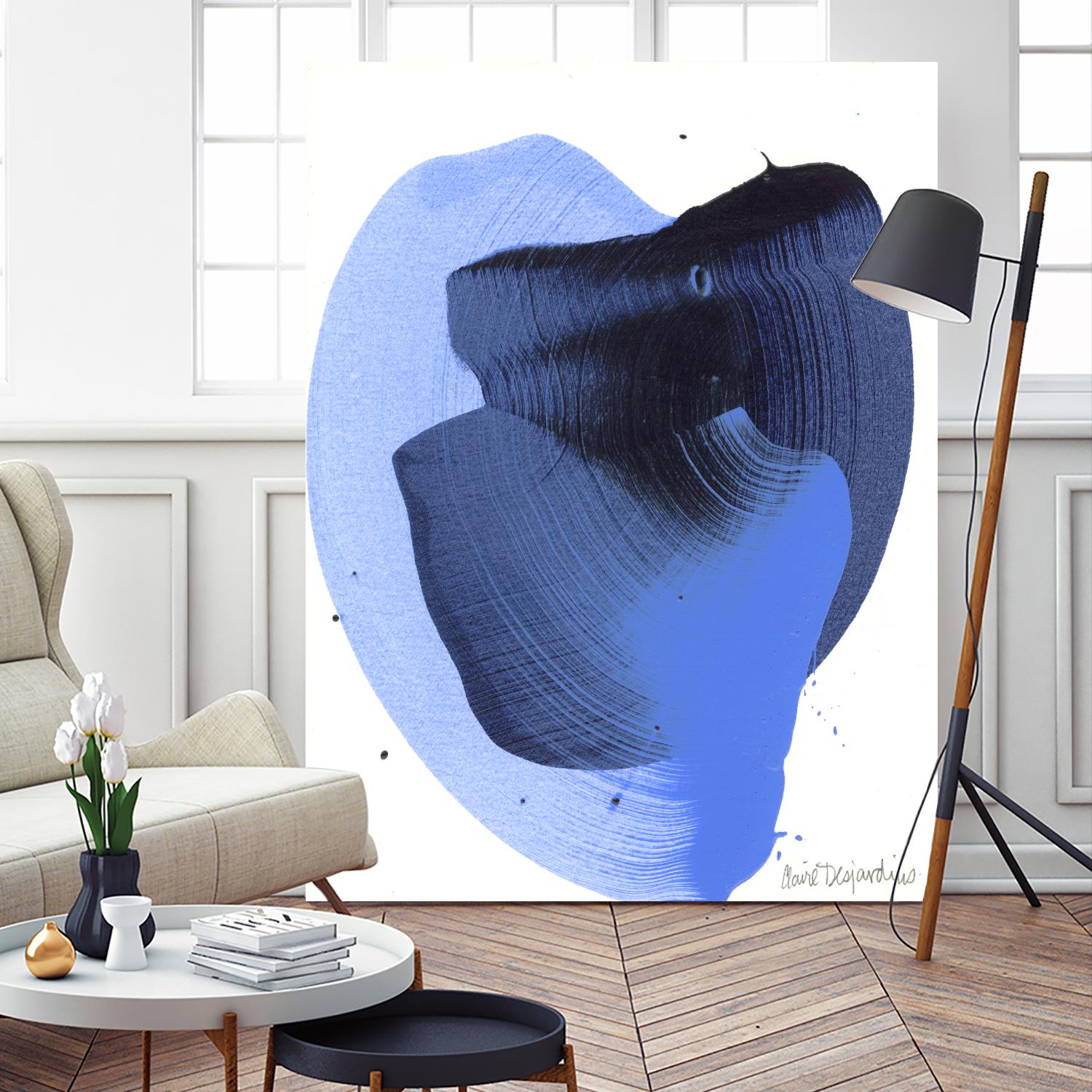 The space in between 43 by Claire Desjardins on GIANT ART - blue abstract