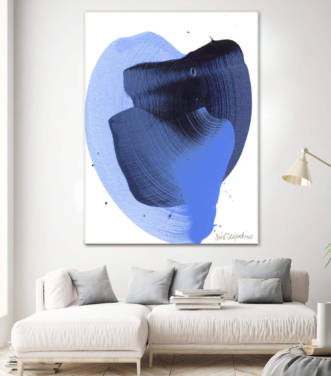 The space in between 43 by Claire Desjardins on GIANT ART - blue abstract