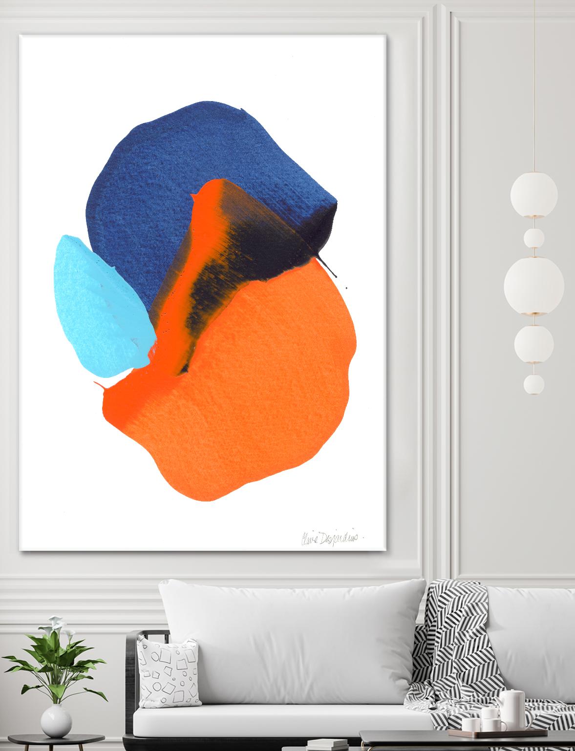 The space in between 63 by Claire Desjardins on GIANT ART - blue abstract