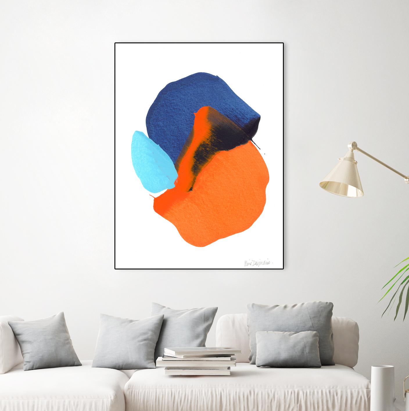 The space in between 63 by Claire Desjardins on GIANT ART - blue abstract