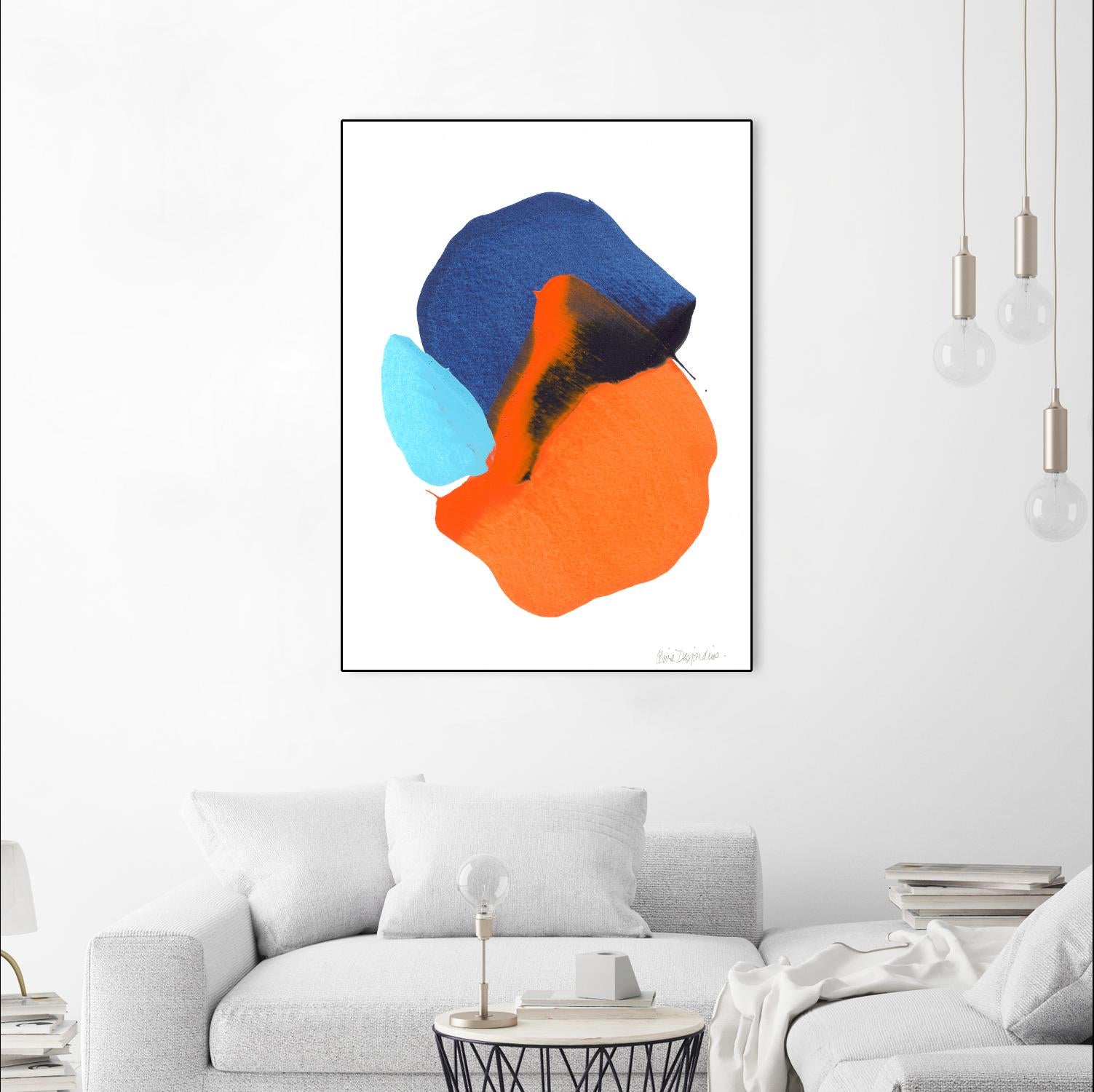 The space in between 63 by Claire Desjardins on GIANT ART - blue abstract