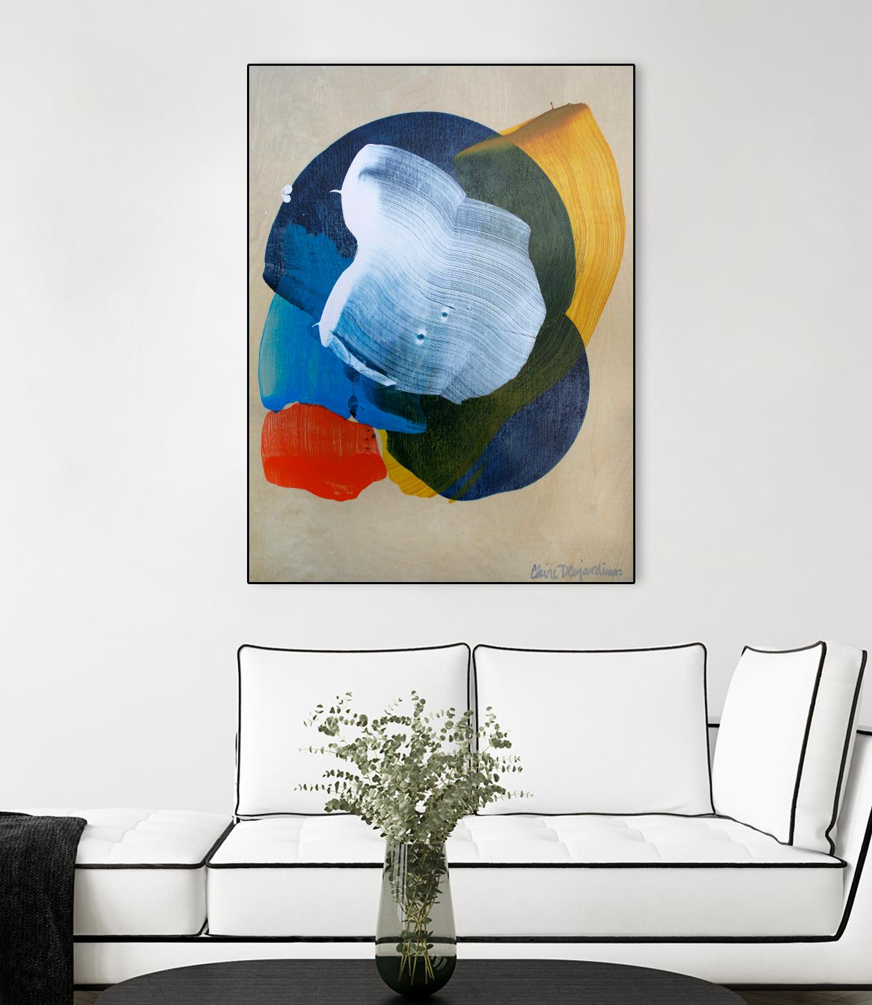 SoCal 01 by Claire Desjardins on GIANT ART - blue abstract