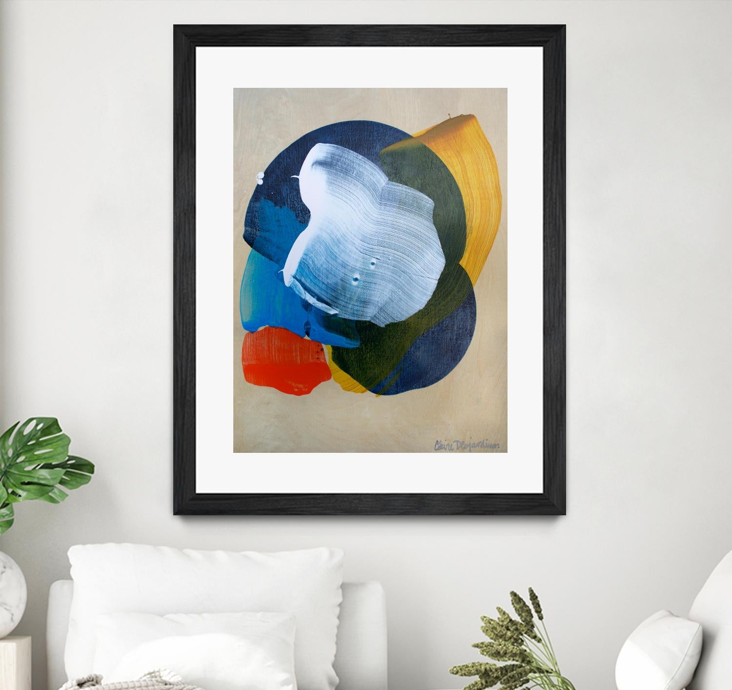 SoCal 01 by Claire Desjardins on GIANT ART - red abstract canadian