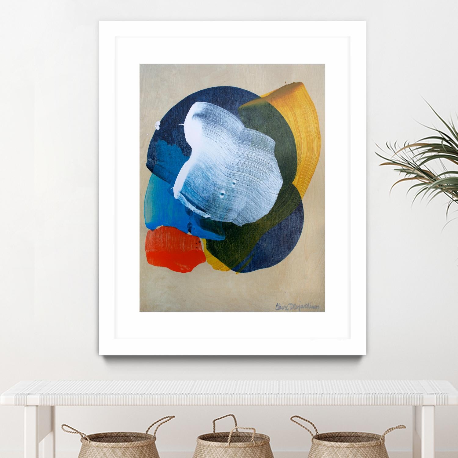 SoCal 01 by Claire Desjardins on GIANT ART - red abstract canadian