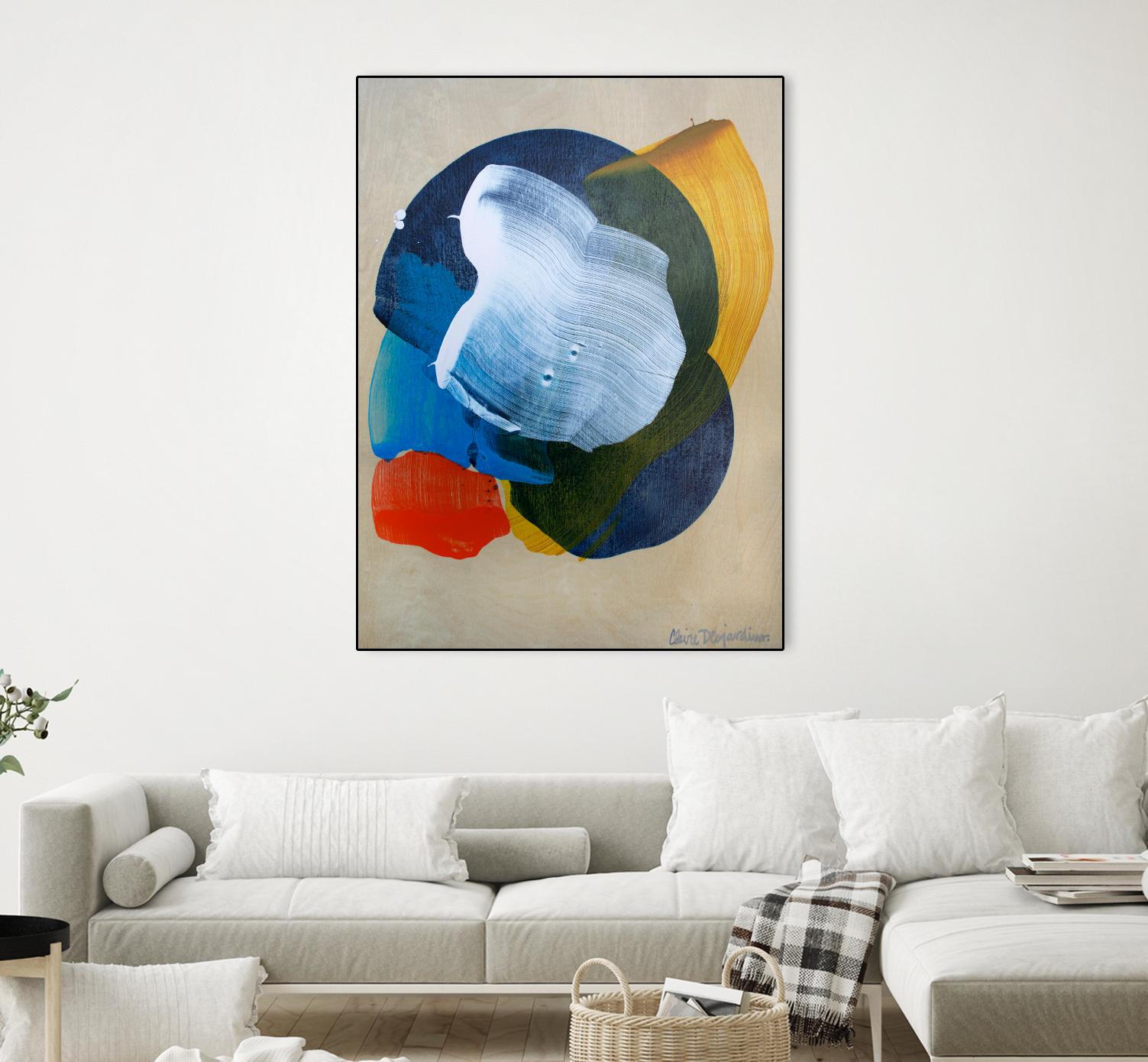 SoCal 01 by Claire Desjardins on GIANT ART - blue abstract