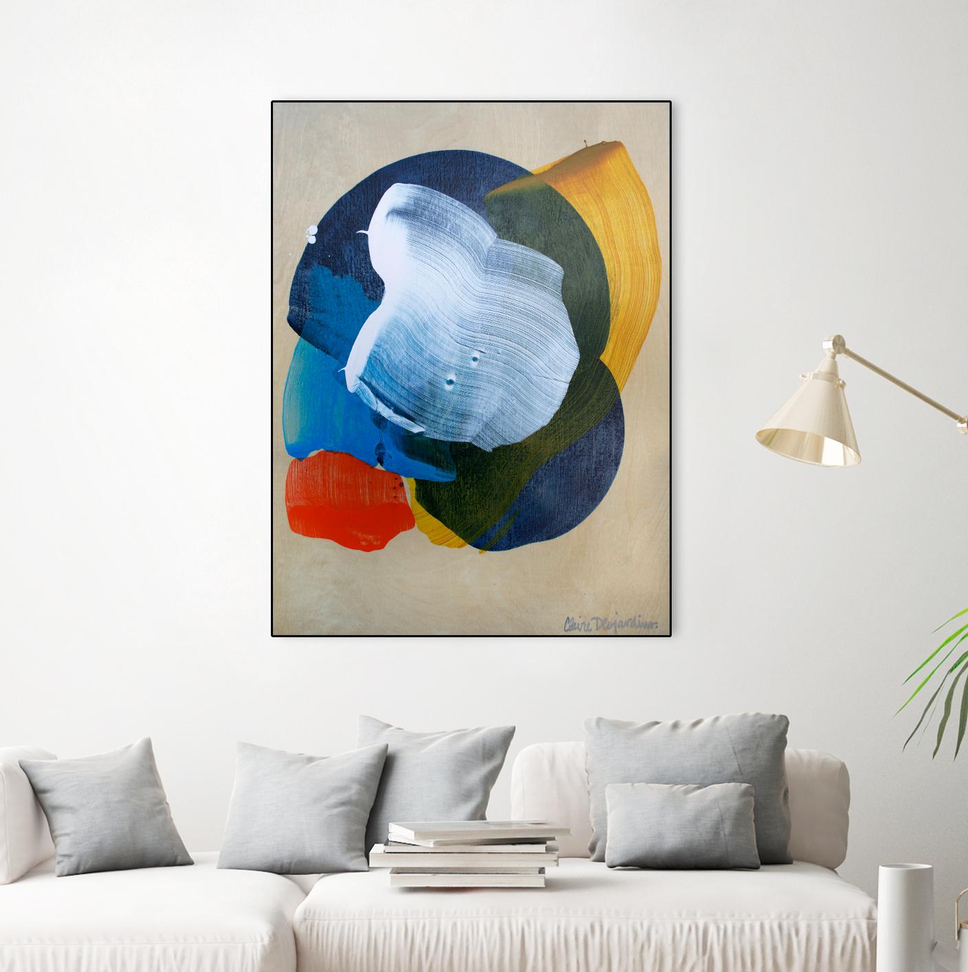 SoCal 01 by Claire Desjardins on GIANT ART - blue abstract