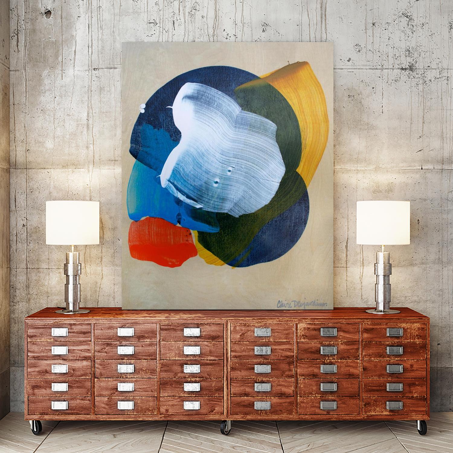 SoCal 01 by Claire Desjardins on GIANT ART - red abstract canadian