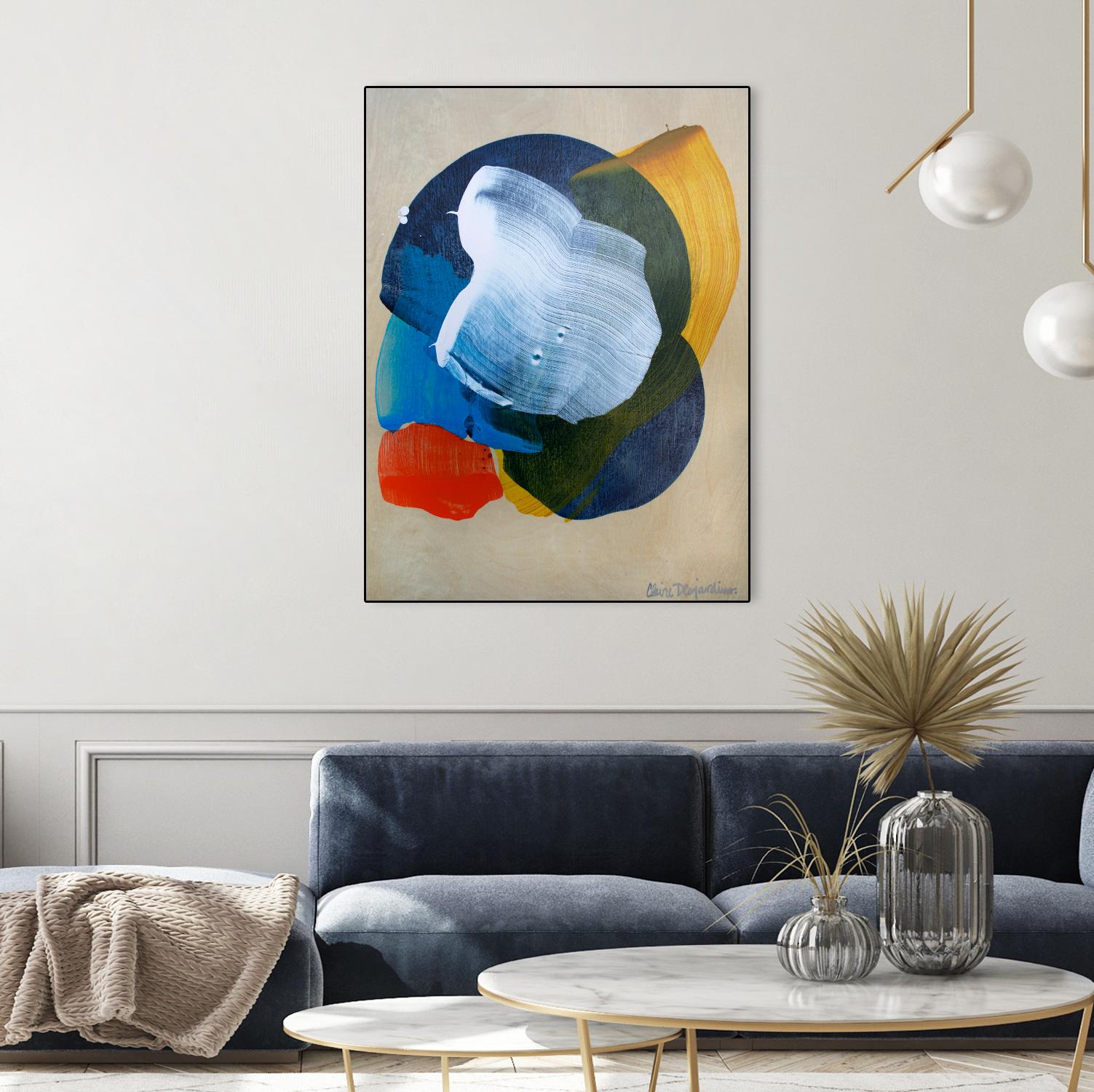 SoCal 01 by Claire Desjardins on GIANT ART - blue abstract