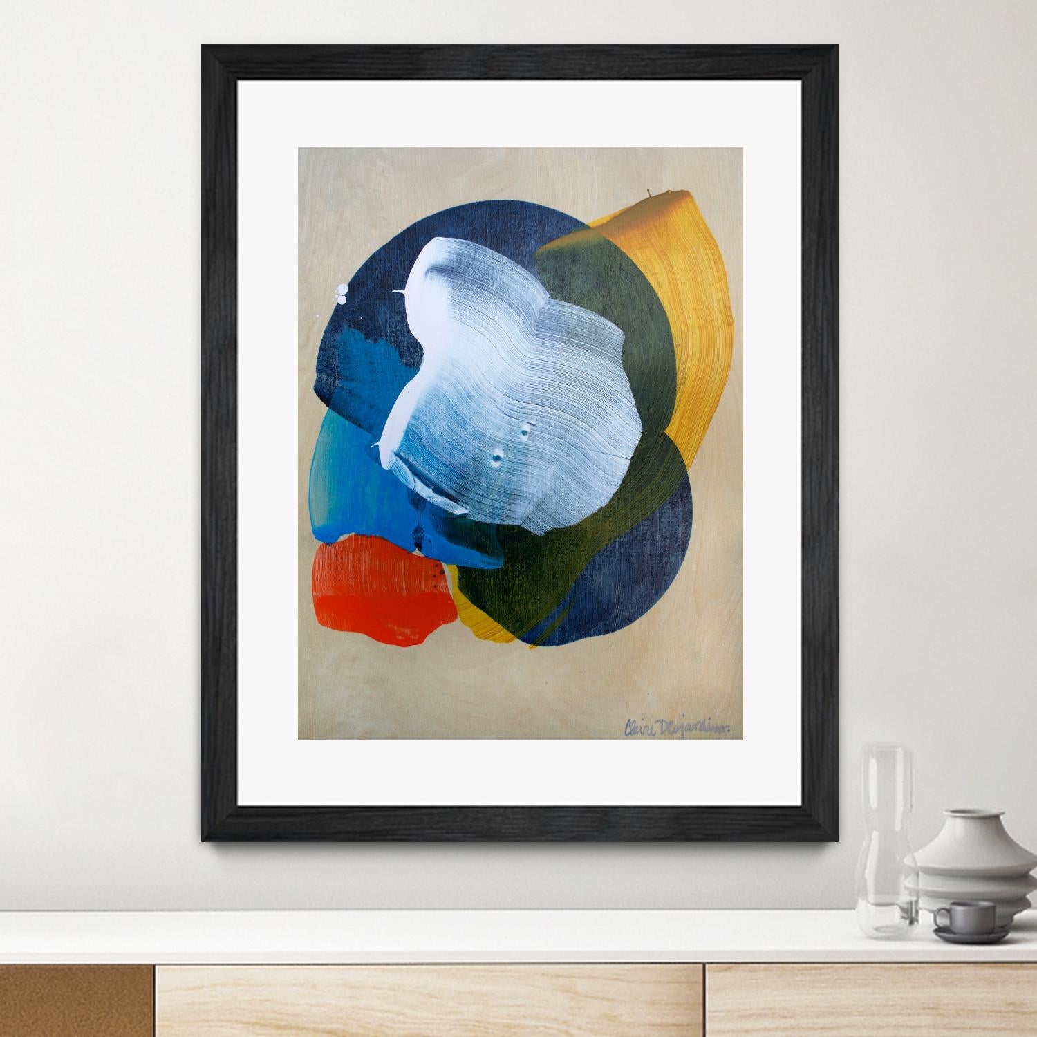 SoCal 01 by Claire Desjardins on GIANT ART - red abstract canadian