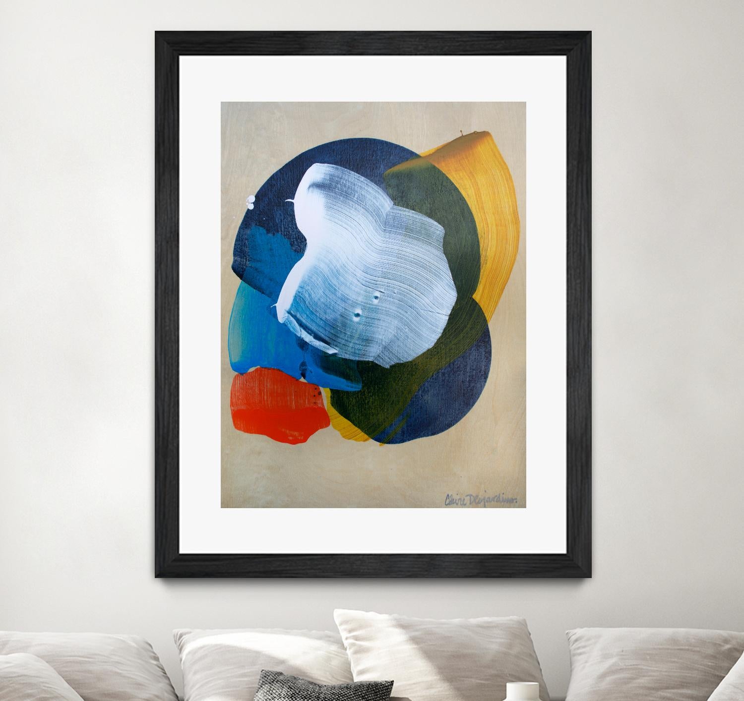 SoCal 01 by Claire Desjardins on GIANT ART - red abstract canadian