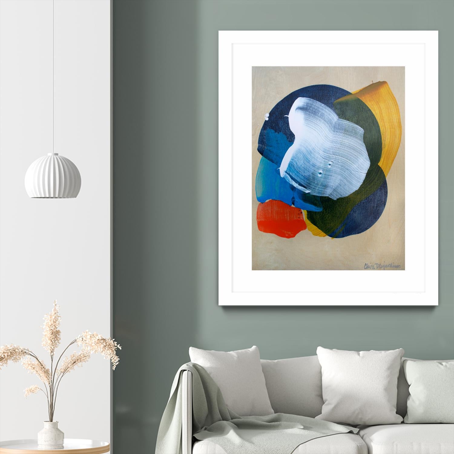 SoCal 01 by Claire Desjardins on GIANT ART - red abstract canadian