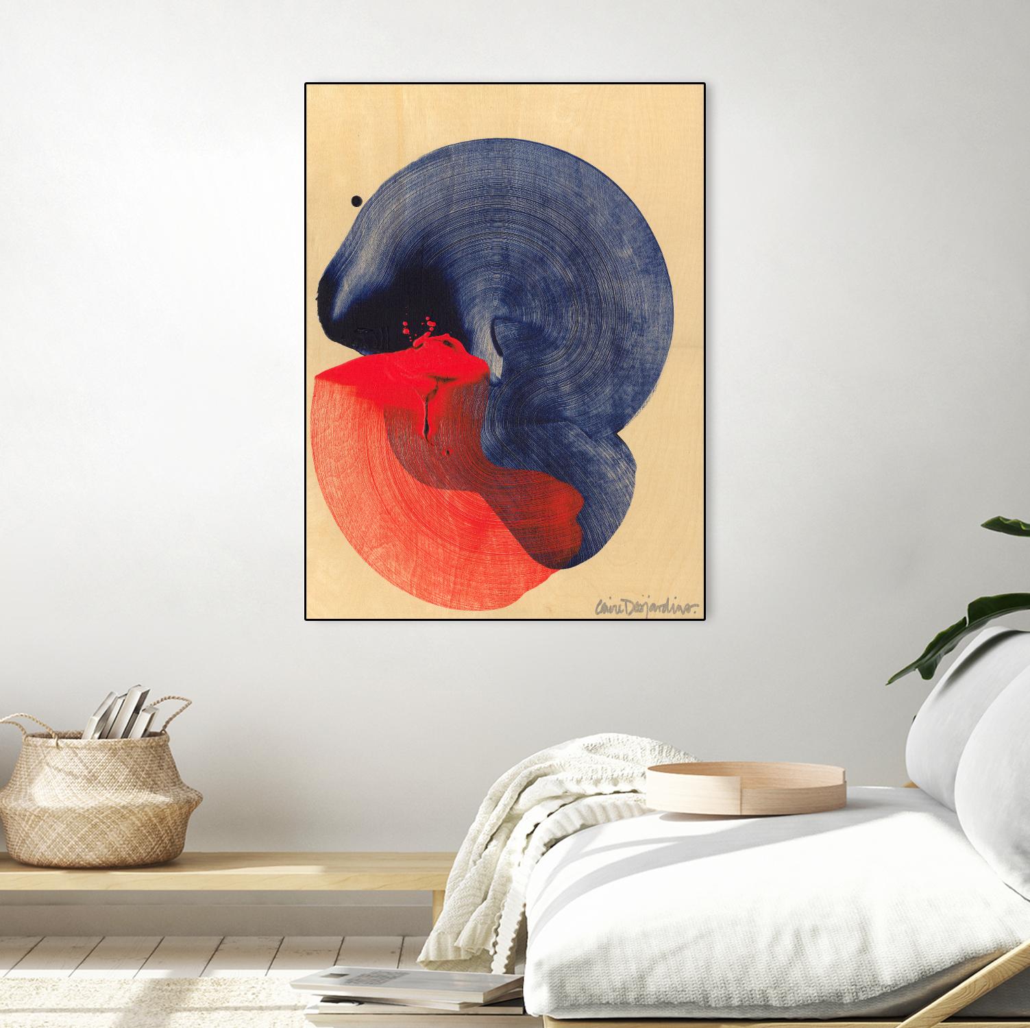Socal 04 by Claire Desjardins on GIANT ART - red abstract