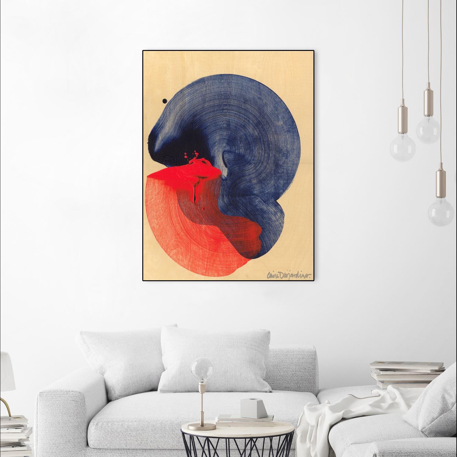 Socal 04 by Claire Desjardins on GIANT ART - red abstract