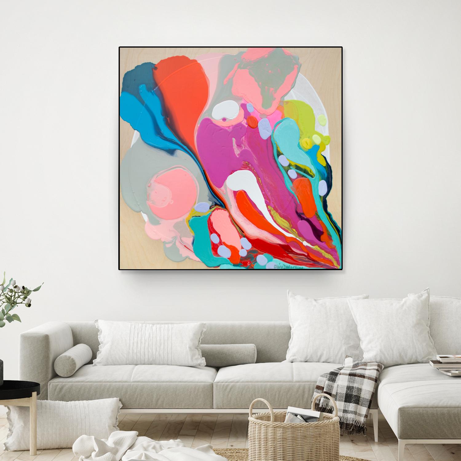 A mending Hand by Claire Desjardins on GIANT ART - orange abstract