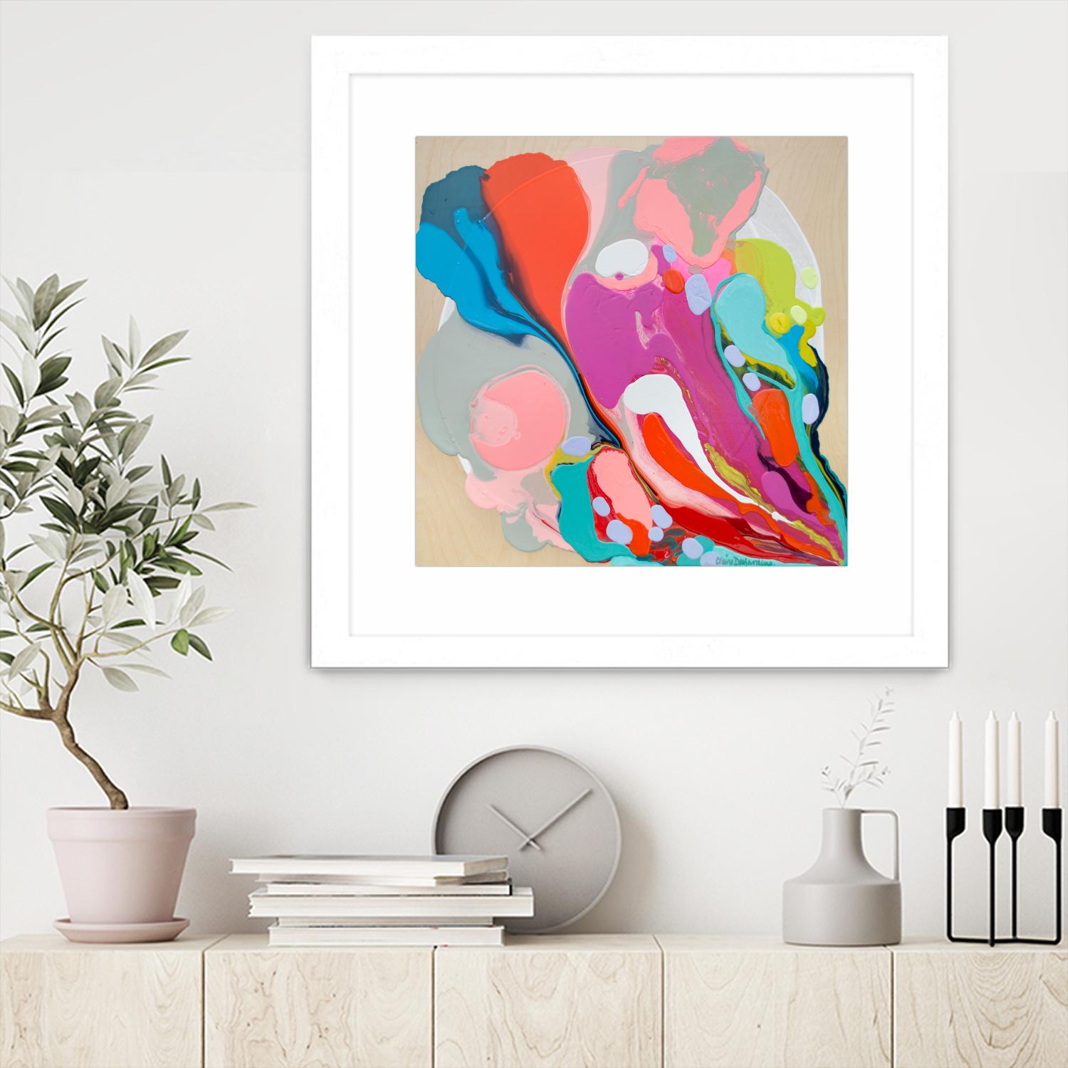 A mending Hand by Claire Desjardins on GIANT ART - orange abstract