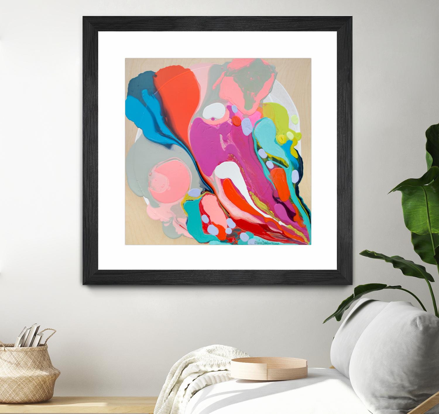 A mending Hand by Claire Desjardins on GIANT ART - orange abstract