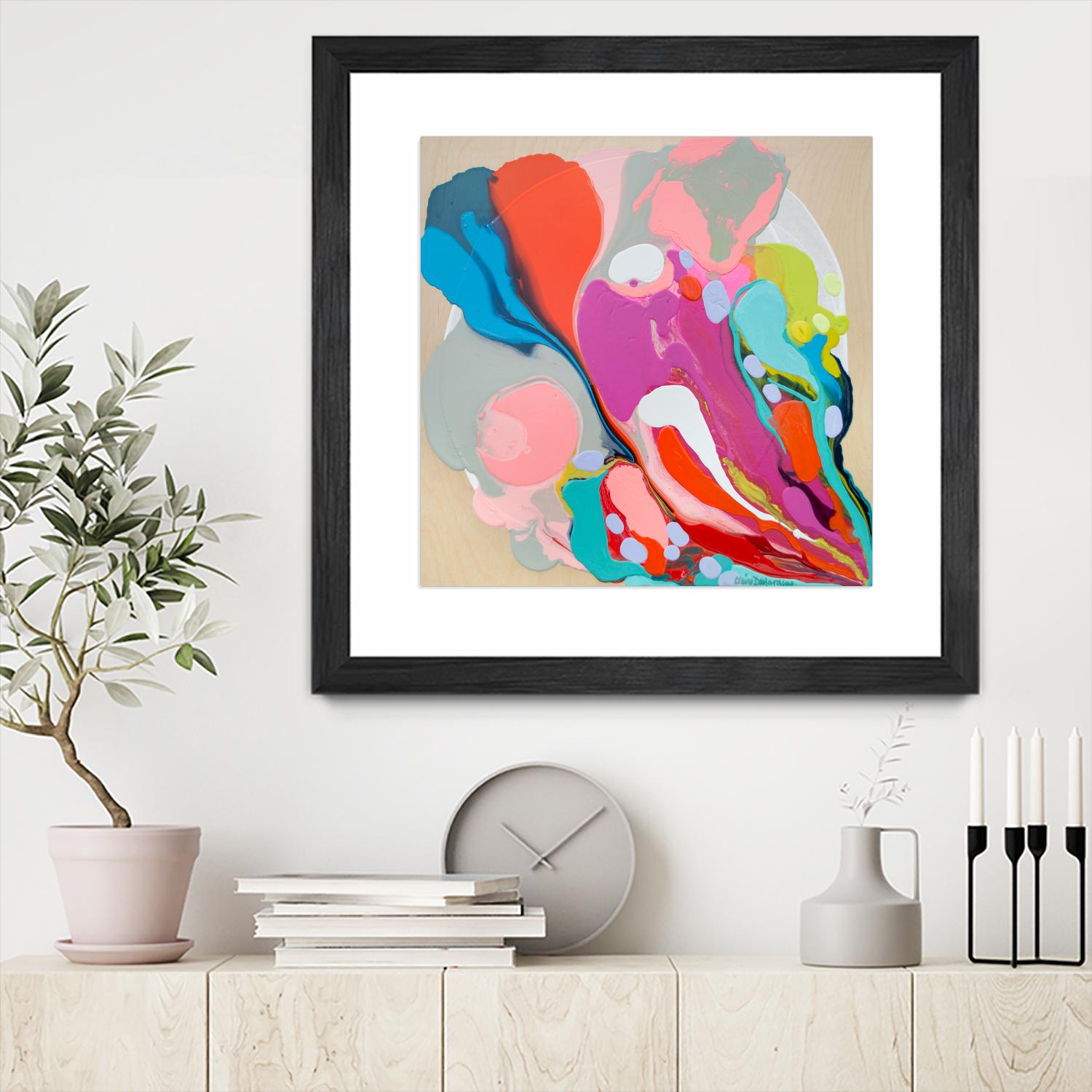 A mending Hand by Claire Desjardins on GIANT ART - orange abstract