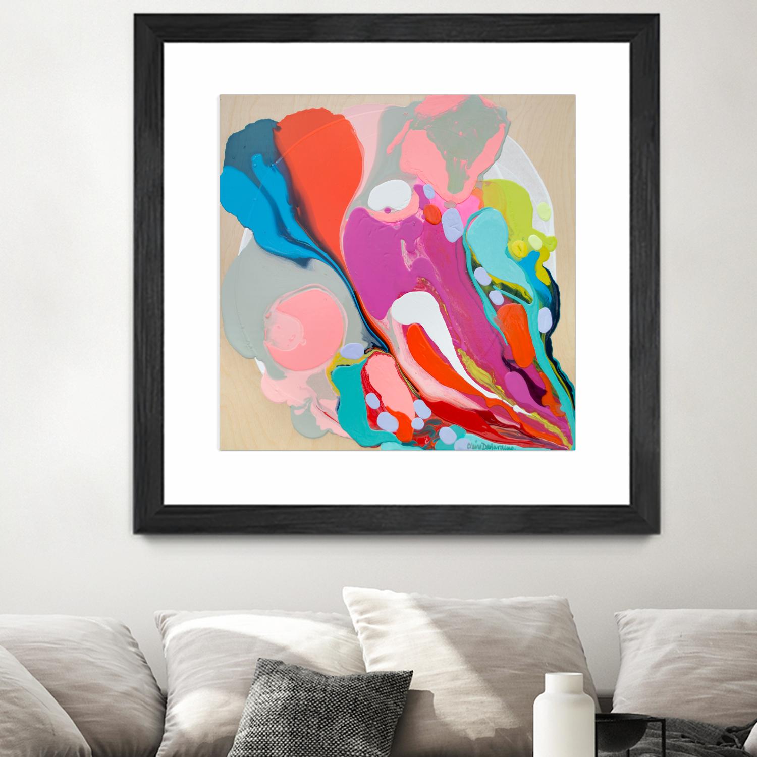 A mending Hand by Claire Desjardins on GIANT ART - orange abstract