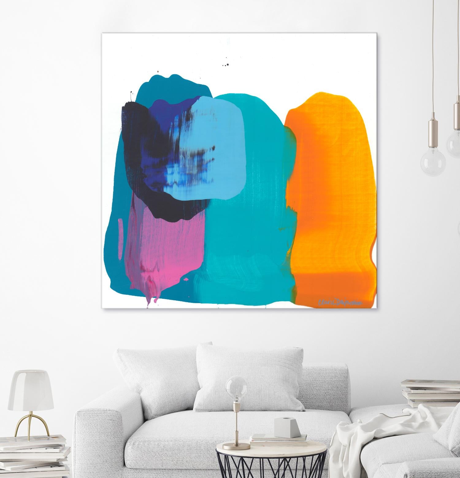 Love 06 by Claire Desjardins on GIANT ART - orange abstract