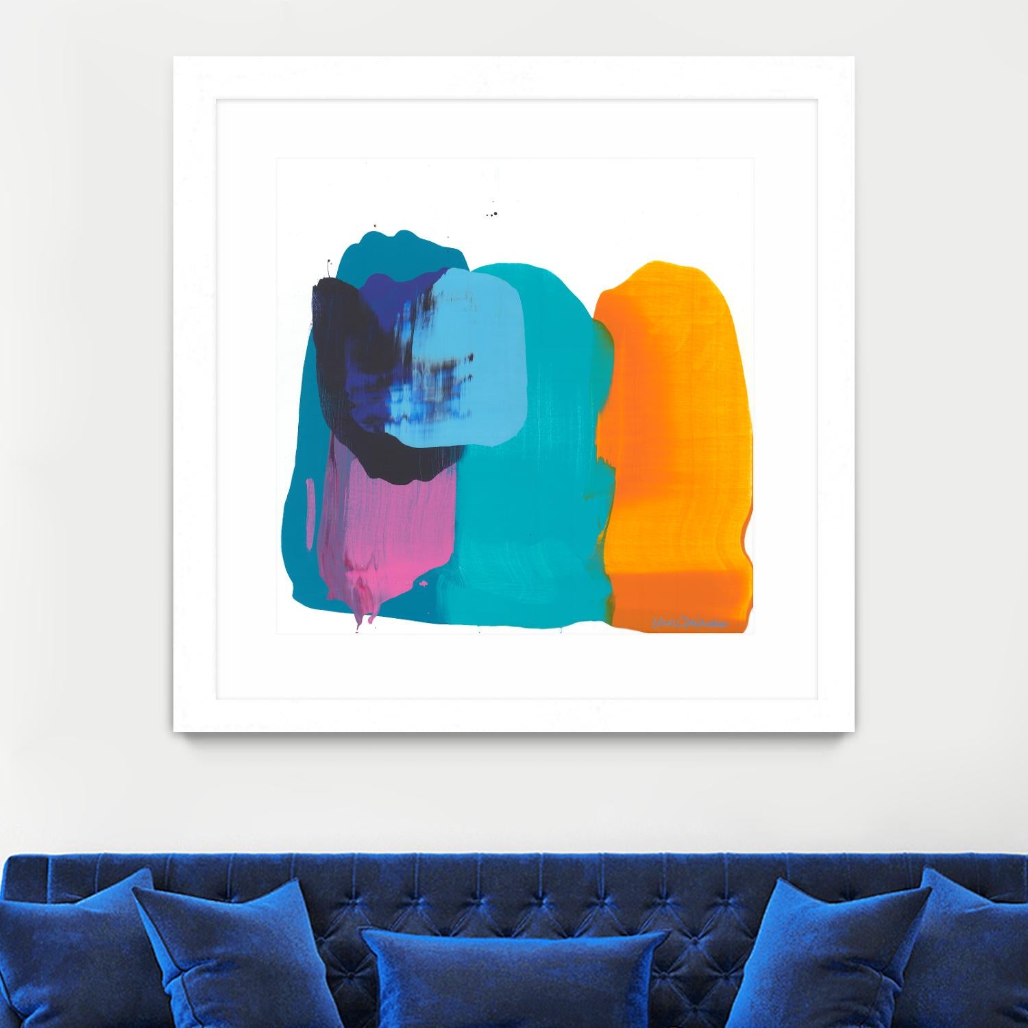 Love 06 by Claire Desjardins on GIANT ART - orange abstract