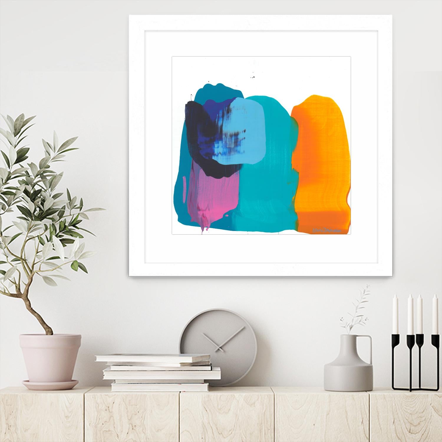 Love 06 by Claire Desjardins on GIANT ART - orange abstract