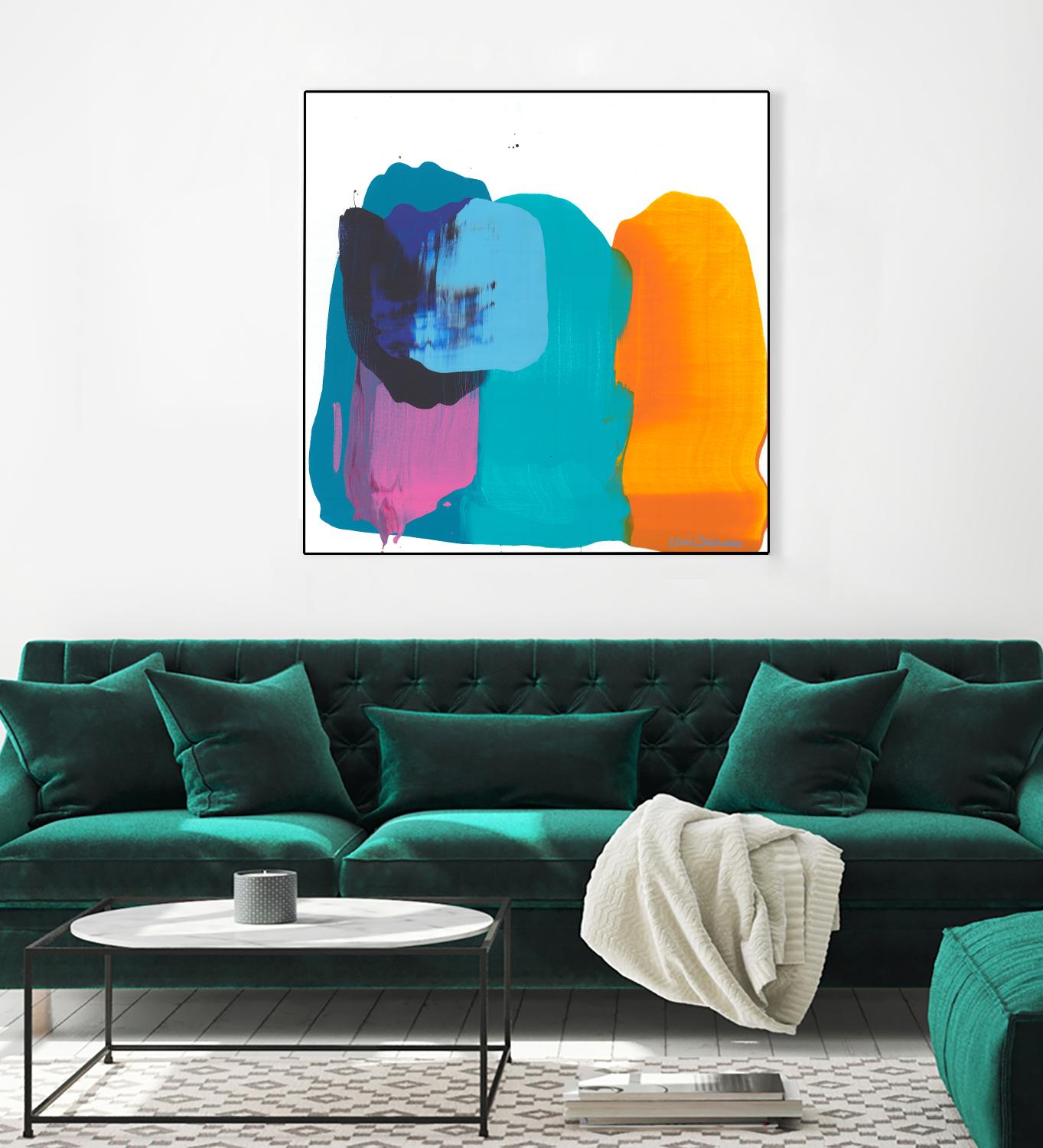 Love 06 by Claire Desjardins on GIANT ART - orange abstract