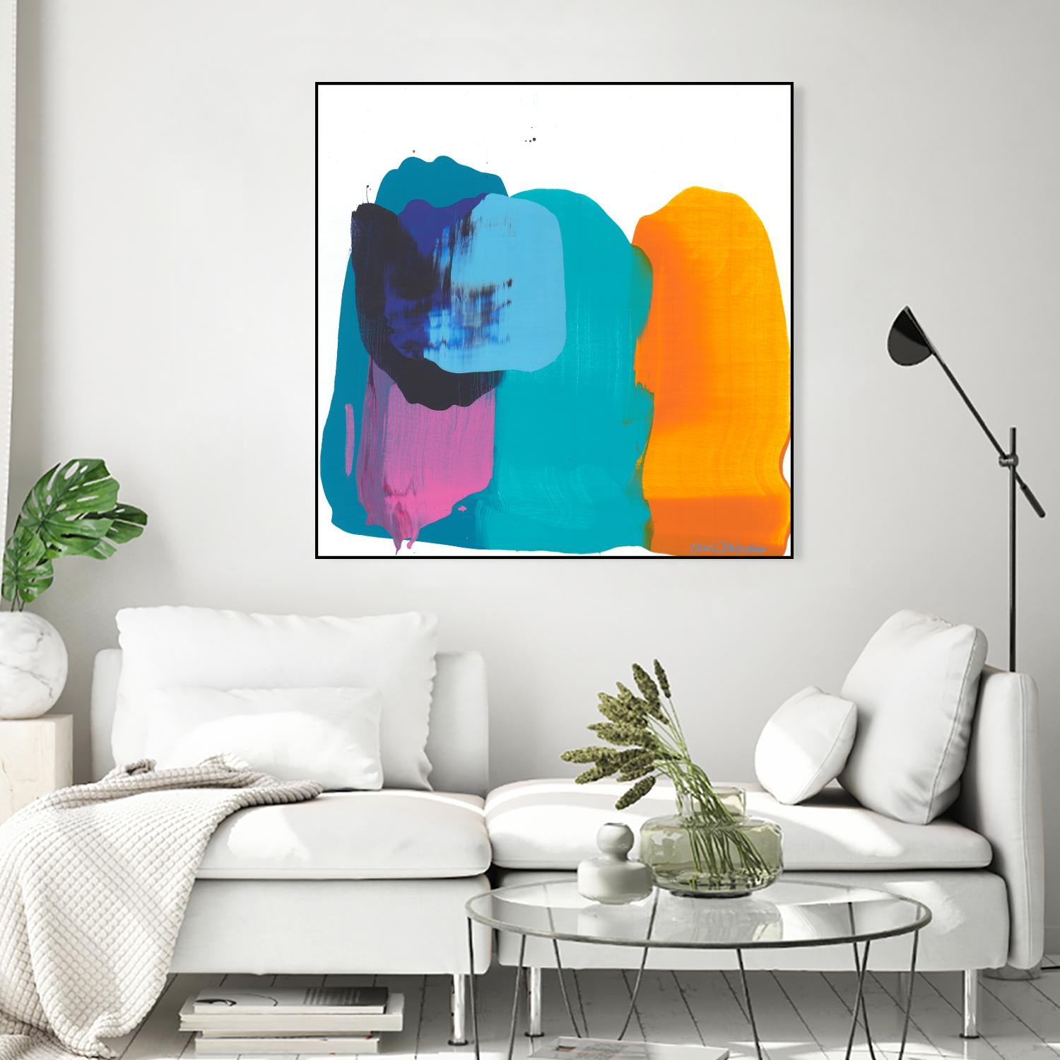 Love 06 by Claire Desjardins on GIANT ART - orange abstract