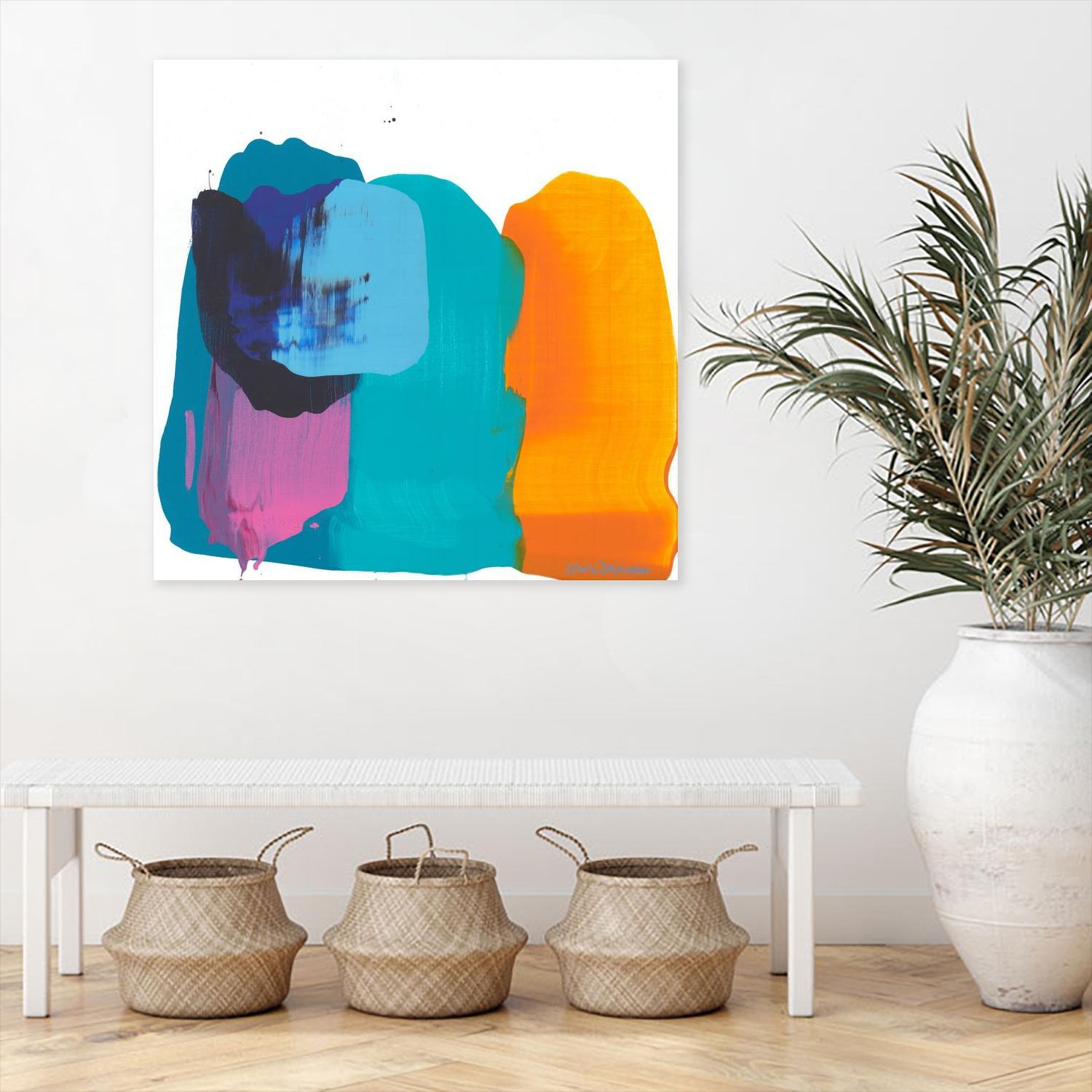 Love 06 by Claire Desjardins on GIANT ART - orange abstract canadian