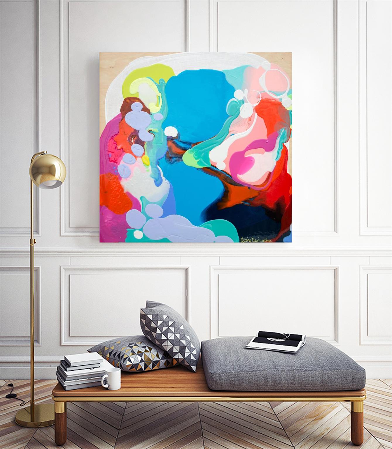 Traveling back in Time by Claire Desjardins on GIANT ART - red abstract canadian