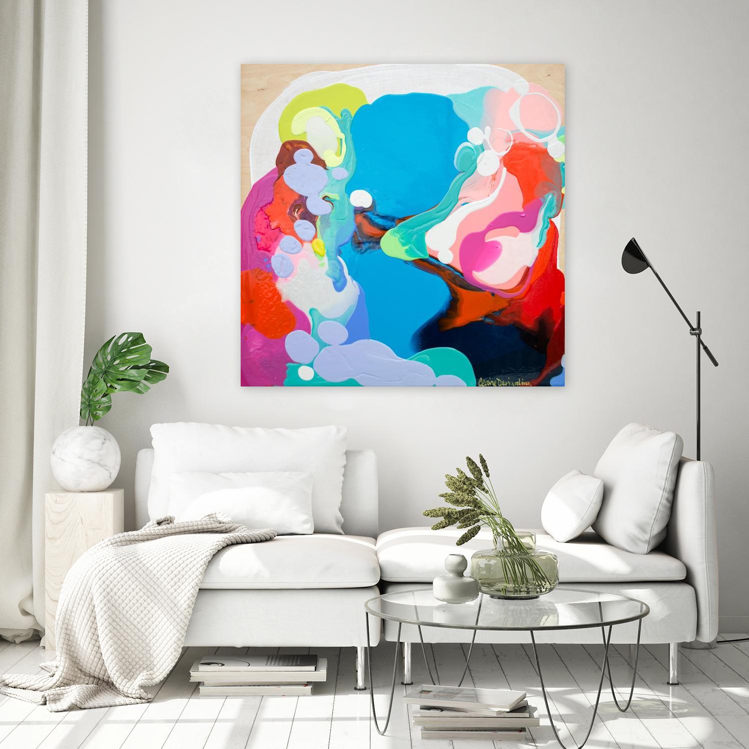 Traveling back in Time by Claire Desjardins on GIANT ART - red abstract canadian