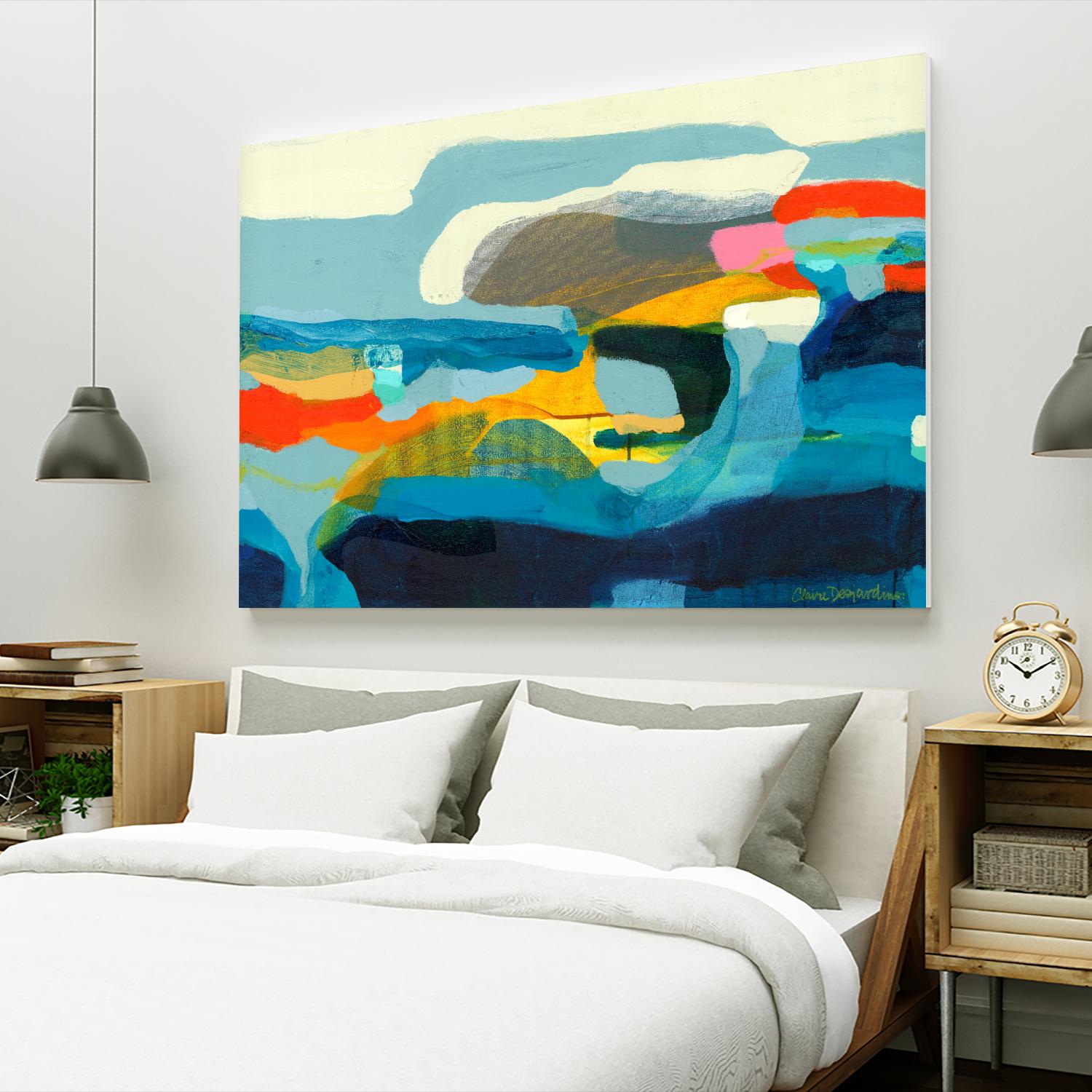 The Ebb and flow of seasons by Claire Desjardins on GIANT ART - yellow abstract