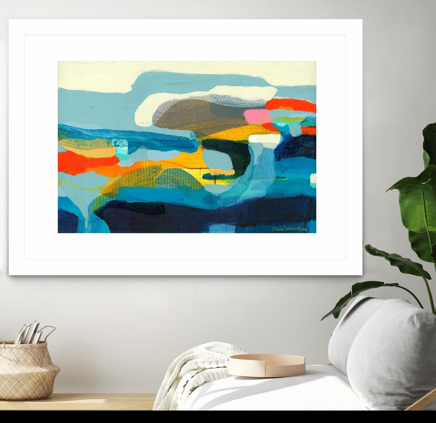 The Ebb and flow of seasons by Claire Desjardins on GIANT ART - red abstract canadian