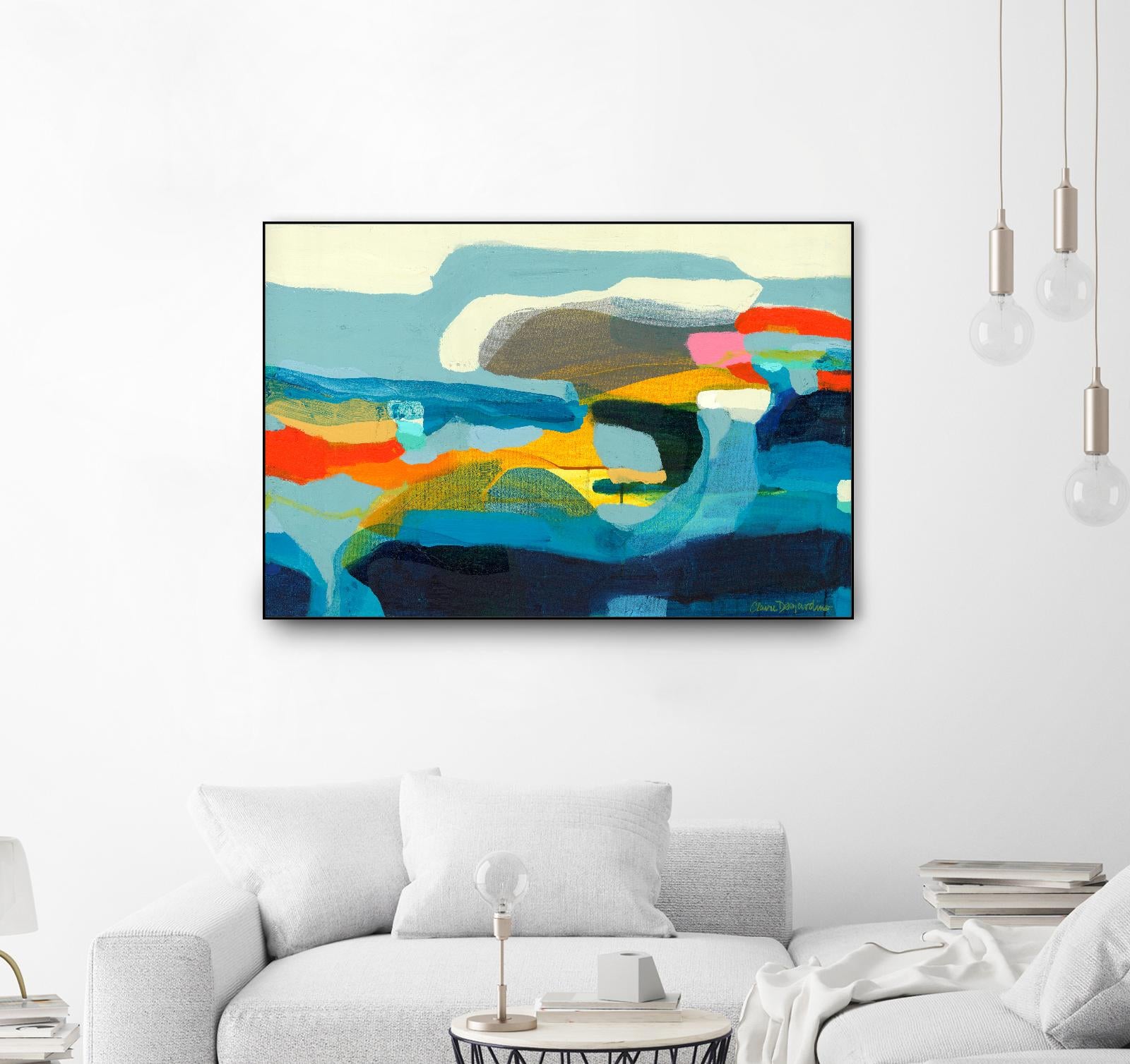 The Ebb and flow of seasons by Claire Desjardins on GIANT ART - yellow abstract