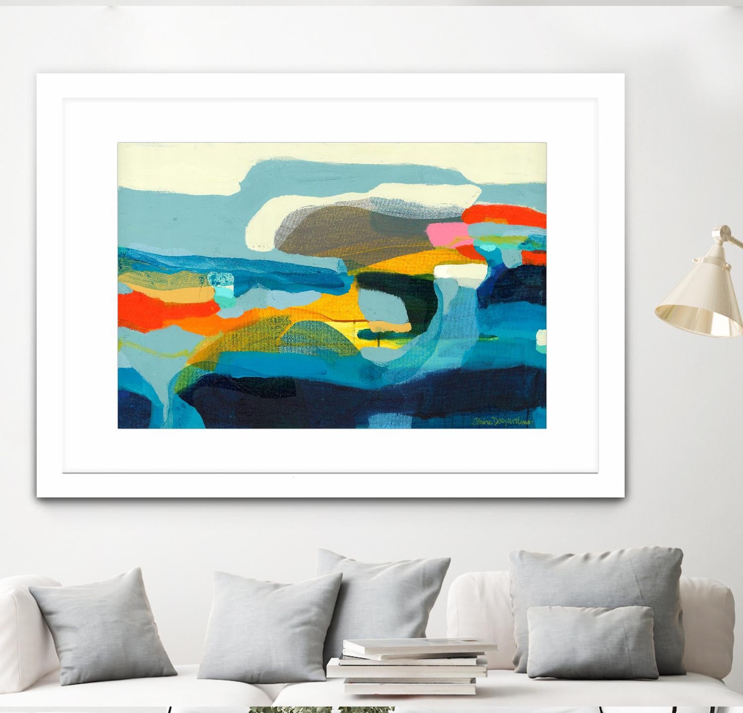 The Ebb and flow of seasons by Claire Desjardins on GIANT ART - red abstract canadian