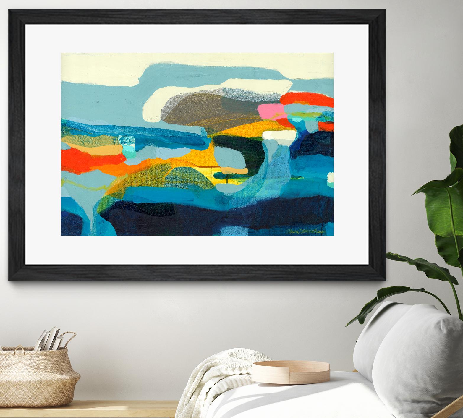 The Ebb and flow of seasons by Claire Desjardins on GIANT ART - red abstract canadian